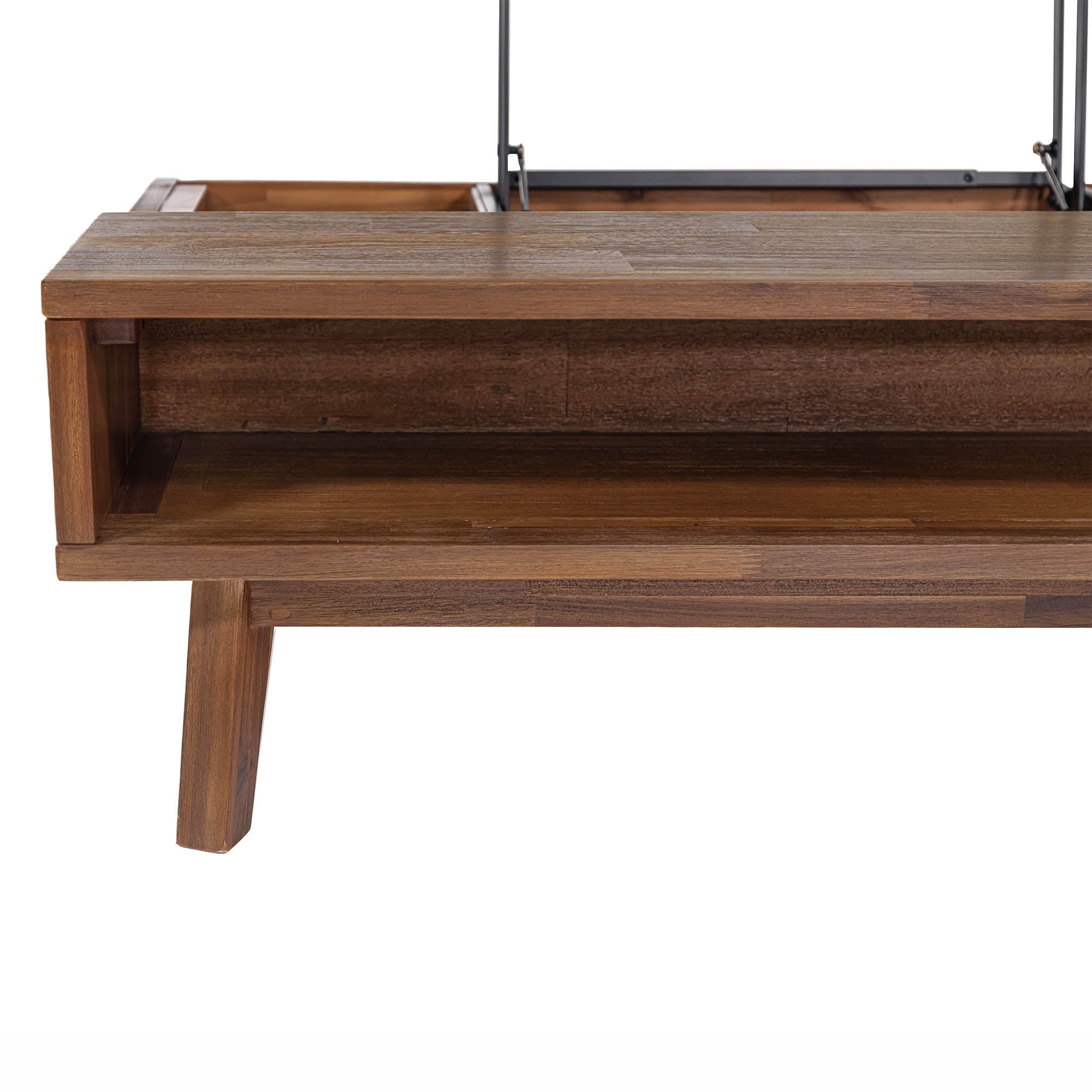 Gia Coffee Table w/ Lift Top - Warm Pecan - Central Designs