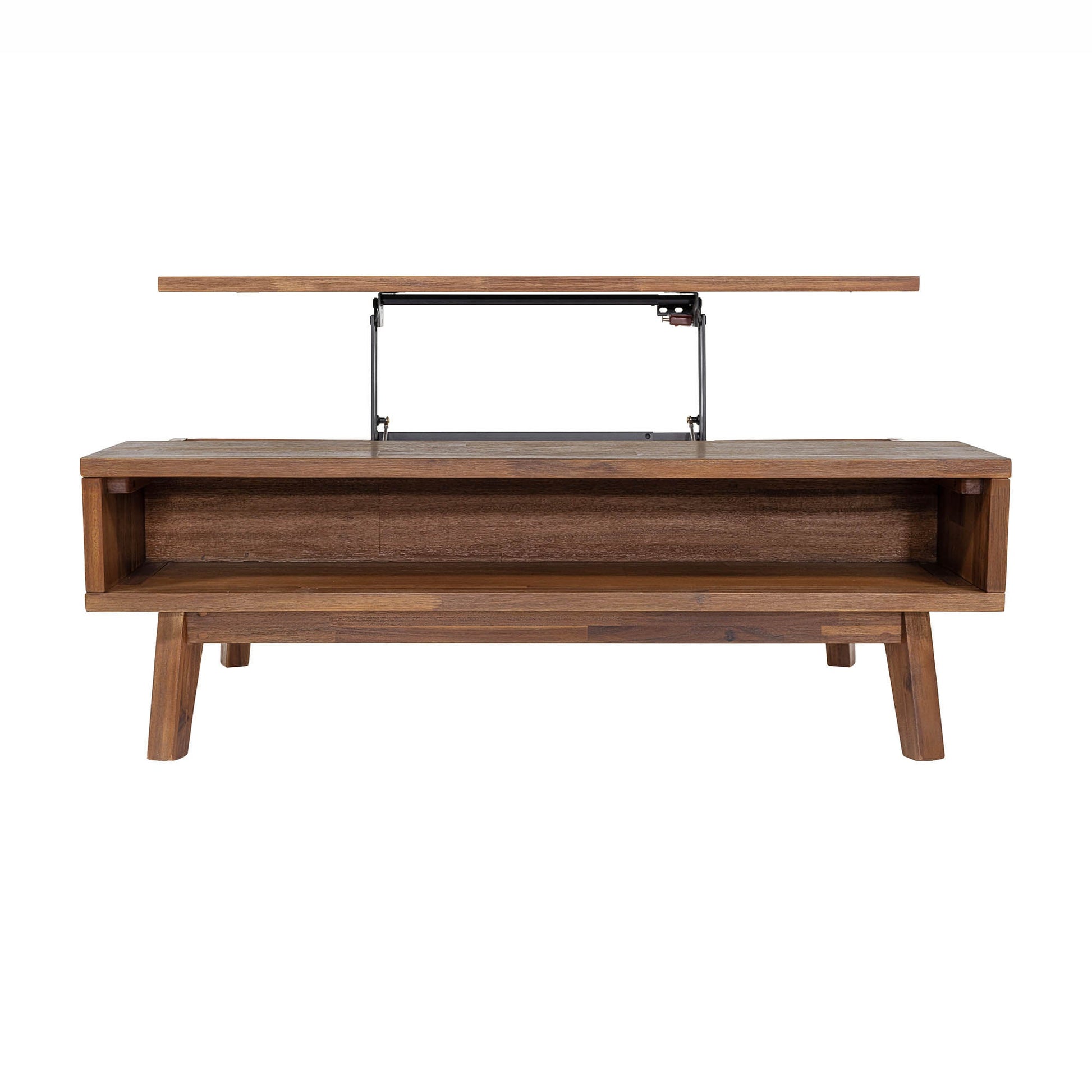 Gia Coffee Table w/ Lift Top - Warm Pecan - Central Designs