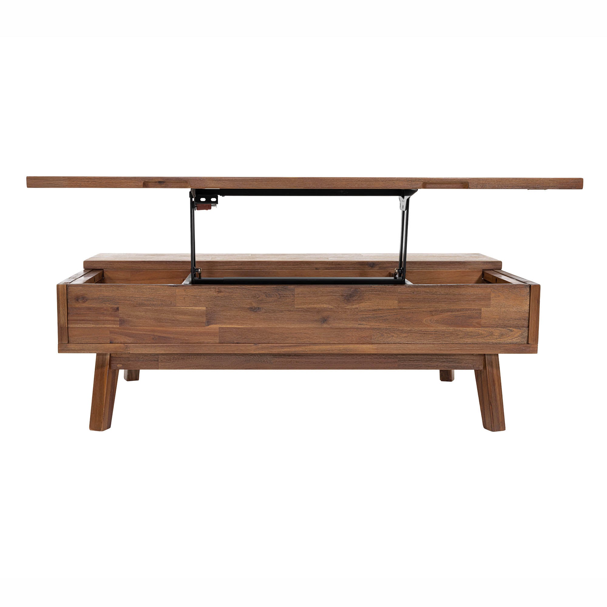 Gia Coffee Table w/ Lift Top - Warm Pecan - Central Designs