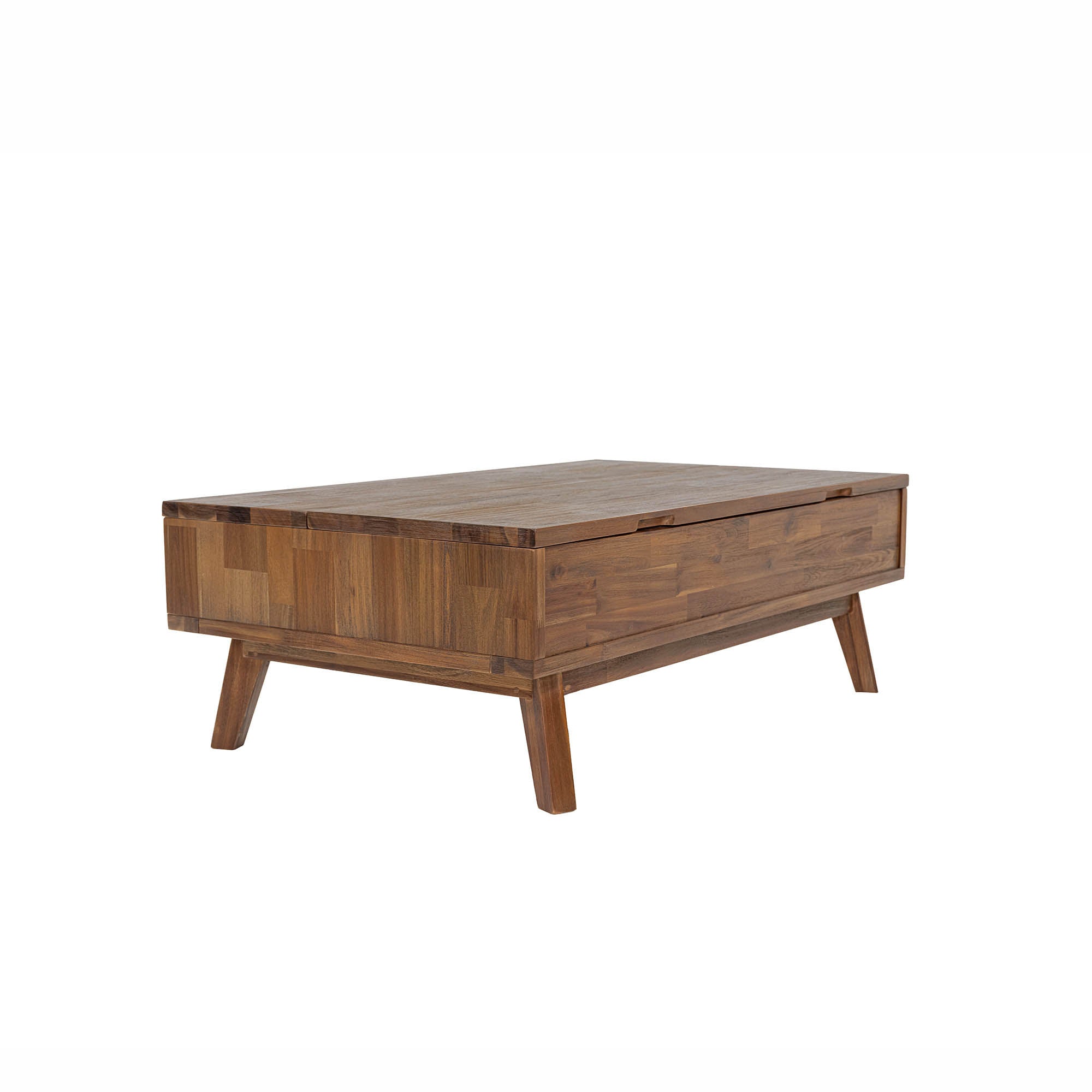 Gia Coffee Table w/ Lift Top - Warm Pecan - Central Designs