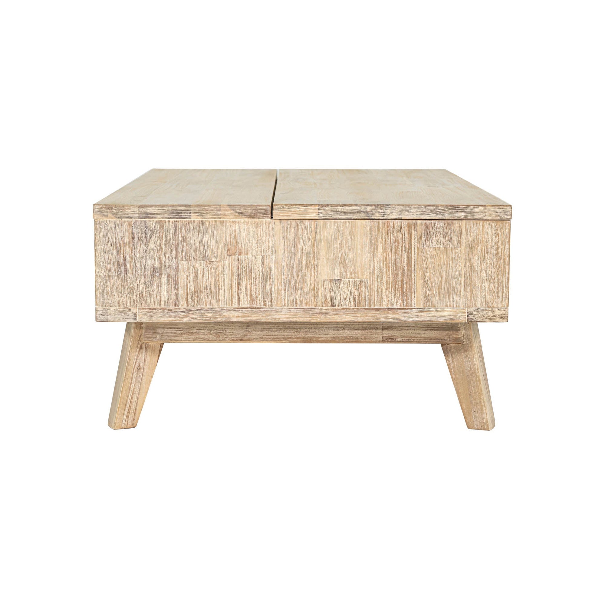 Gia Coffee Table w/ Lift Top - Light Driftwood - Central Designs