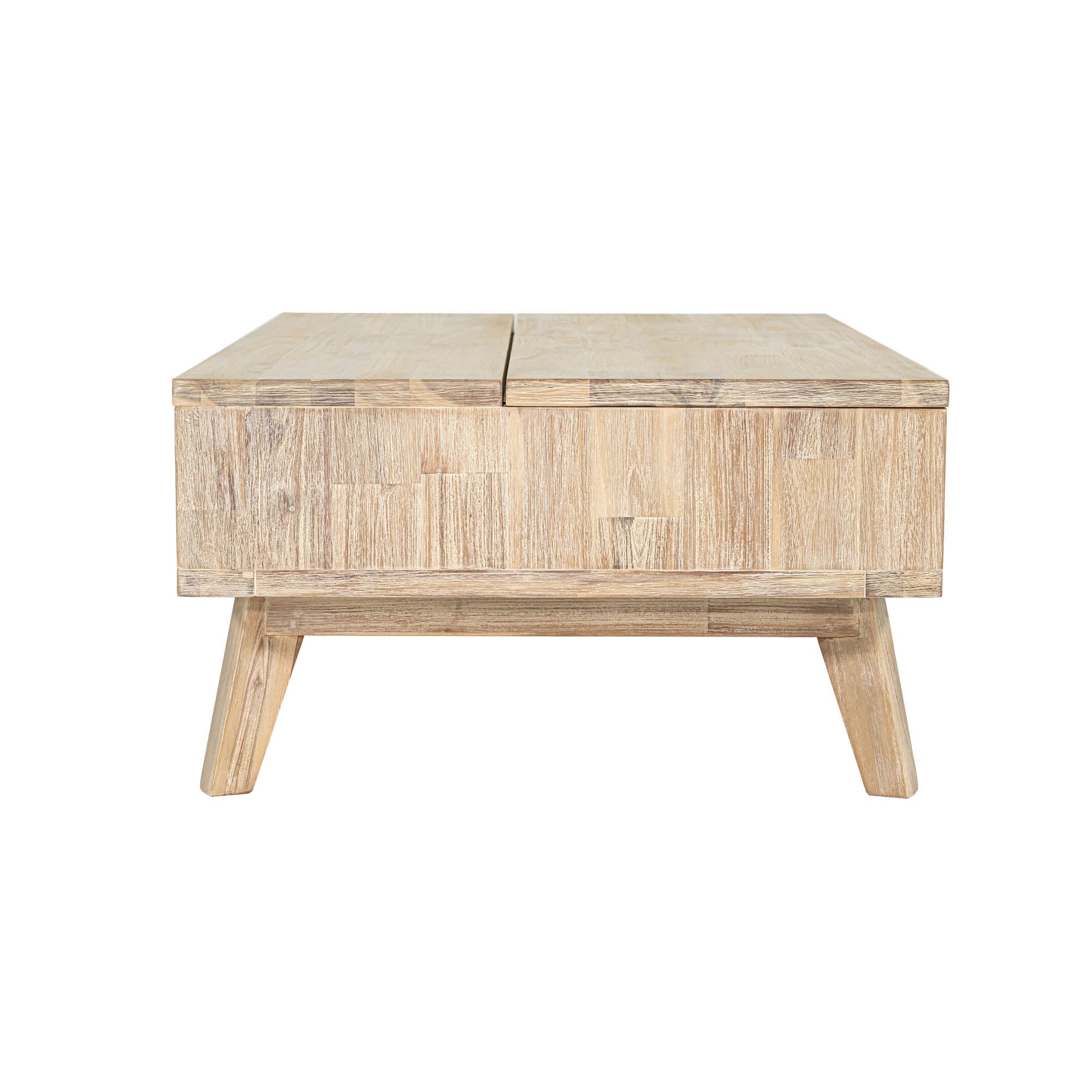 Gia Coffee Table w/ Lift Top - Light Driftwood - Central Designs