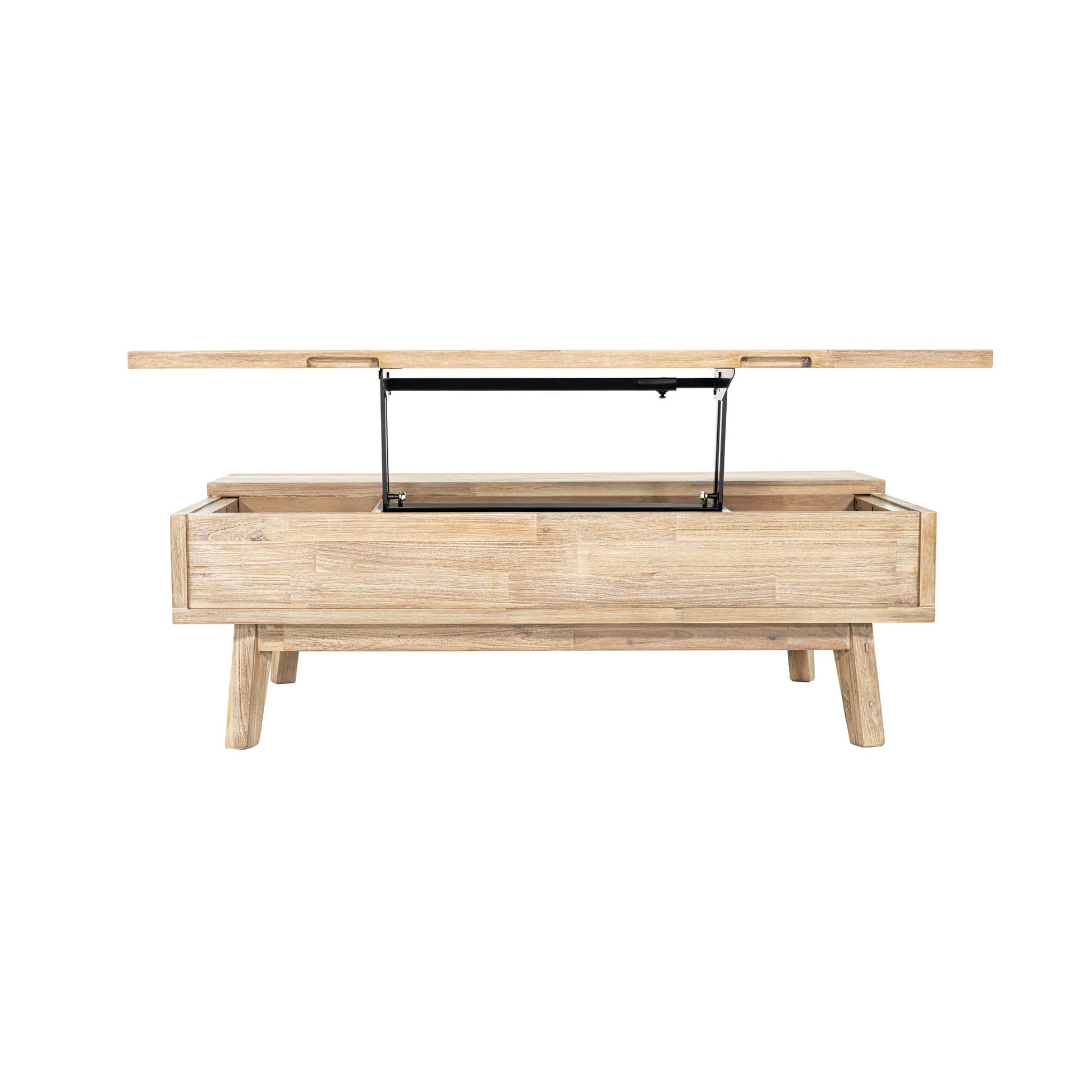 Gia Coffee Table w/ Lift Top - Light Driftwood - Central Designs