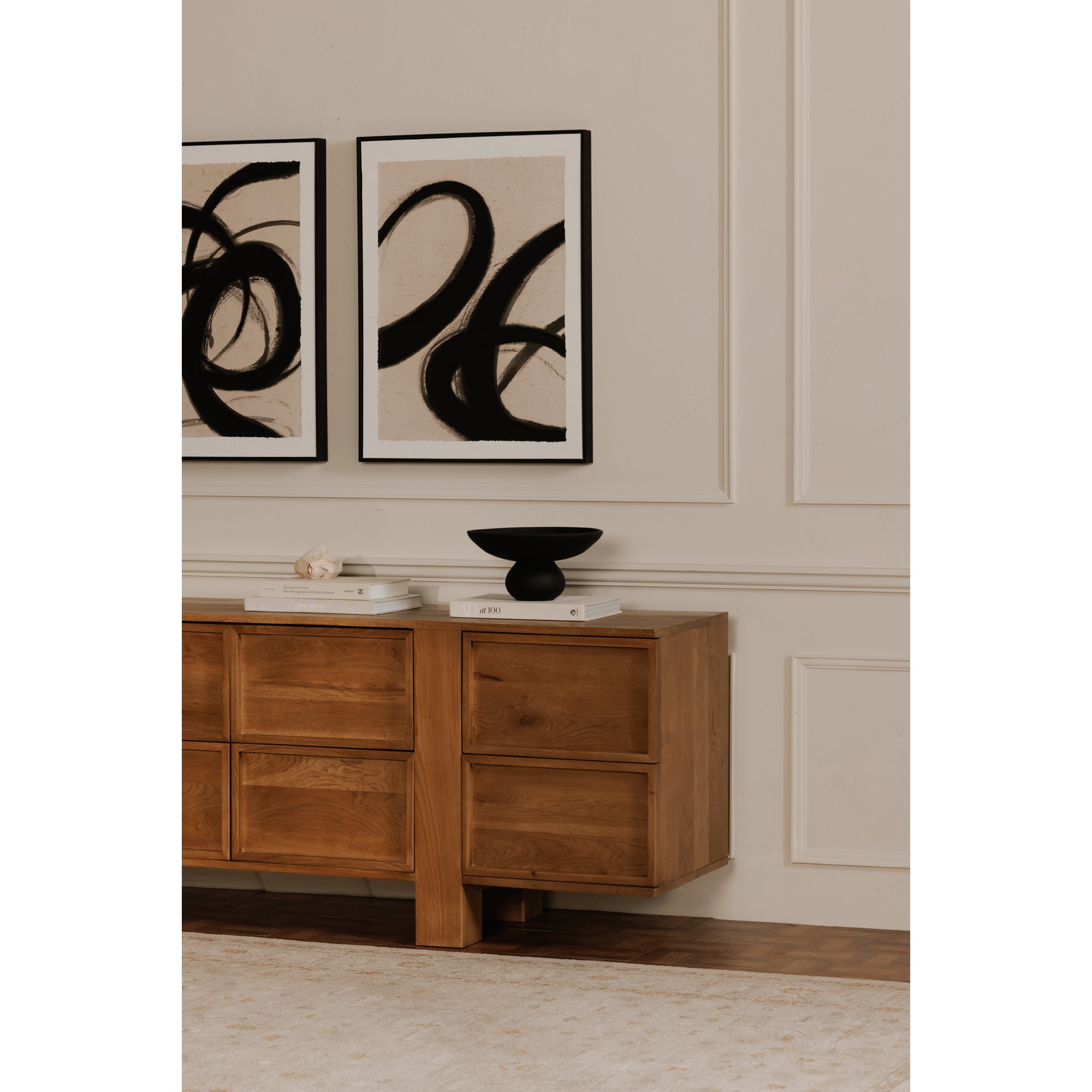 Asha Decorative Bowl Black Terracotta - Central Designs