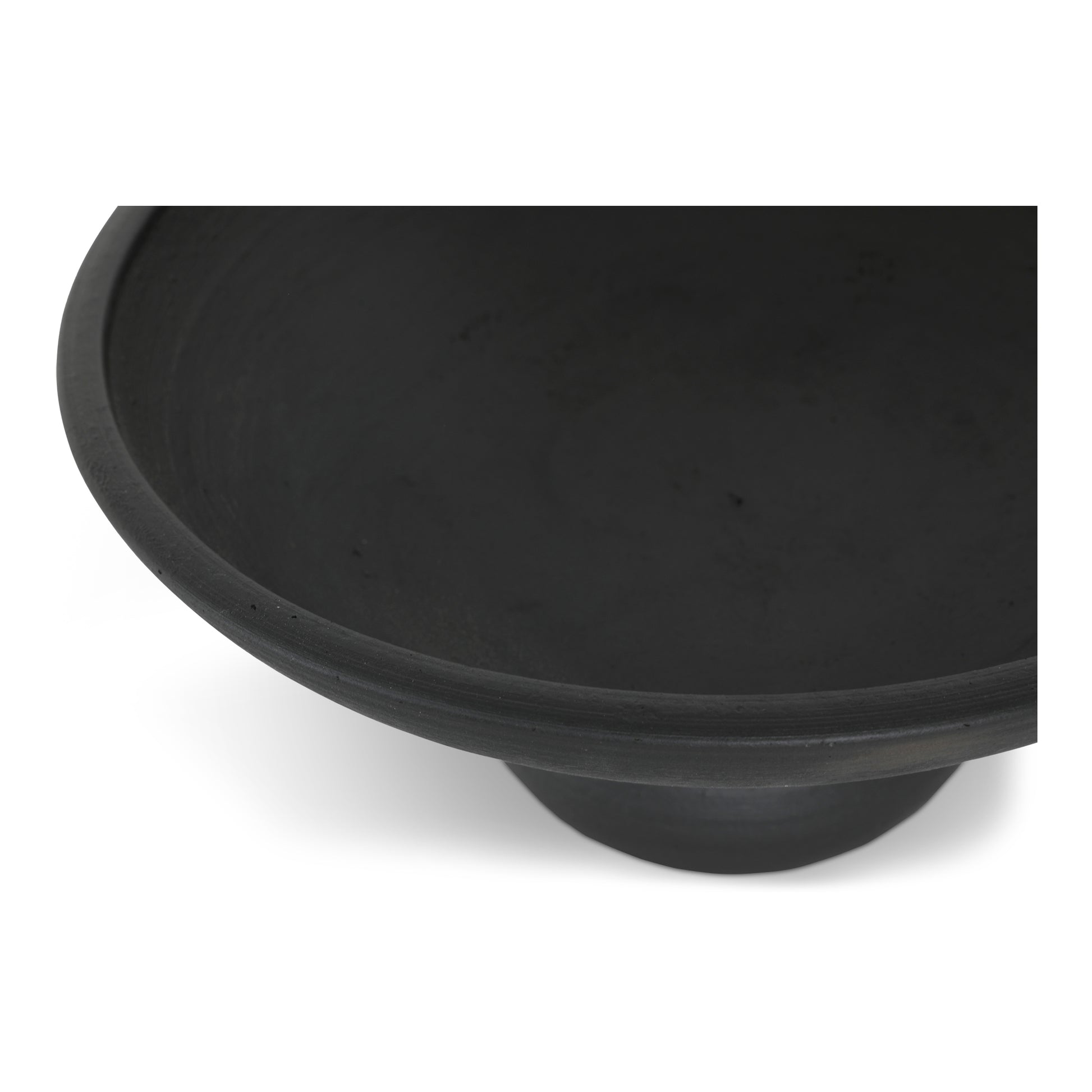 Asha Decorative Bowl Black Terracotta - Central Designs