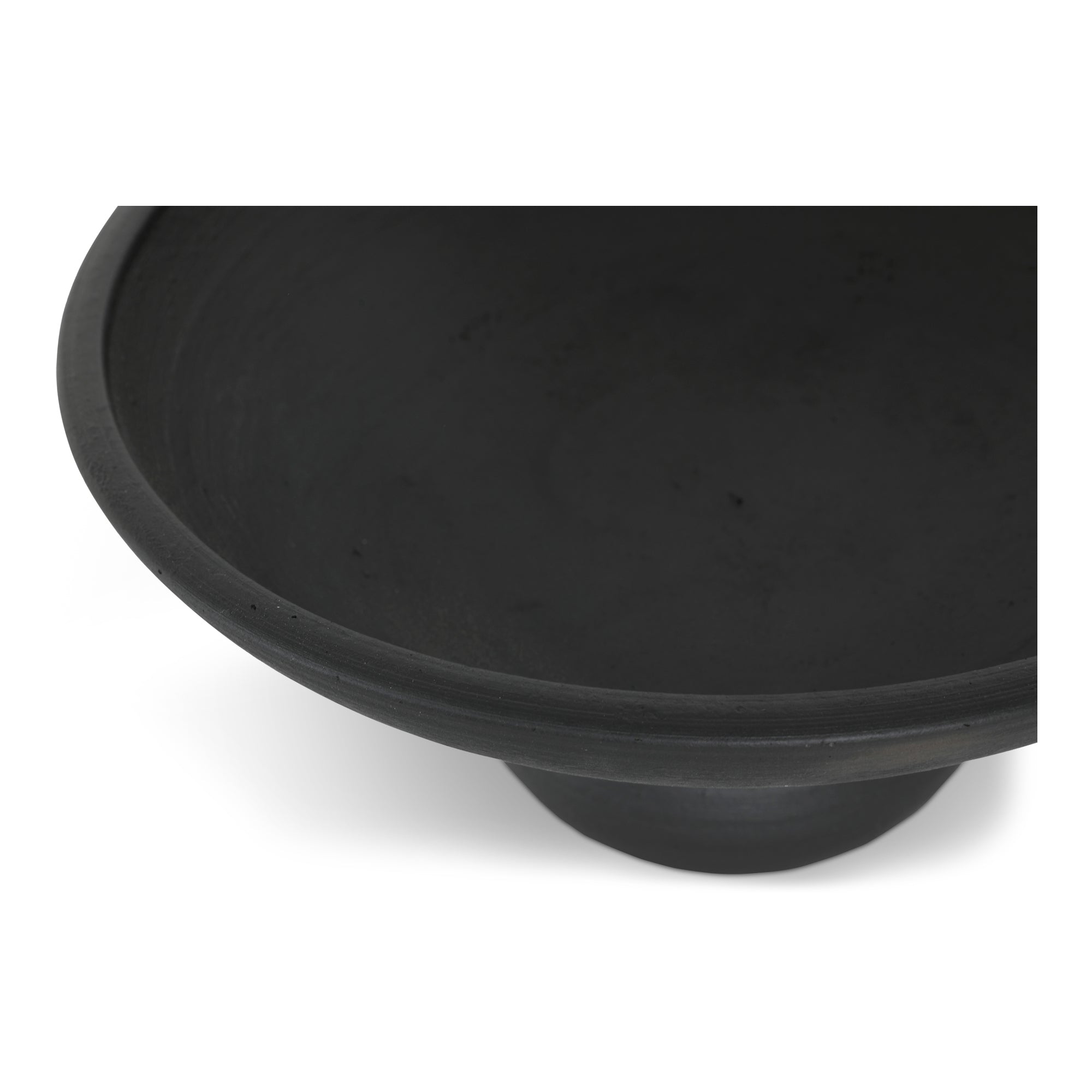 Asha Decorative Bowl Black Terracotta - Central Designs