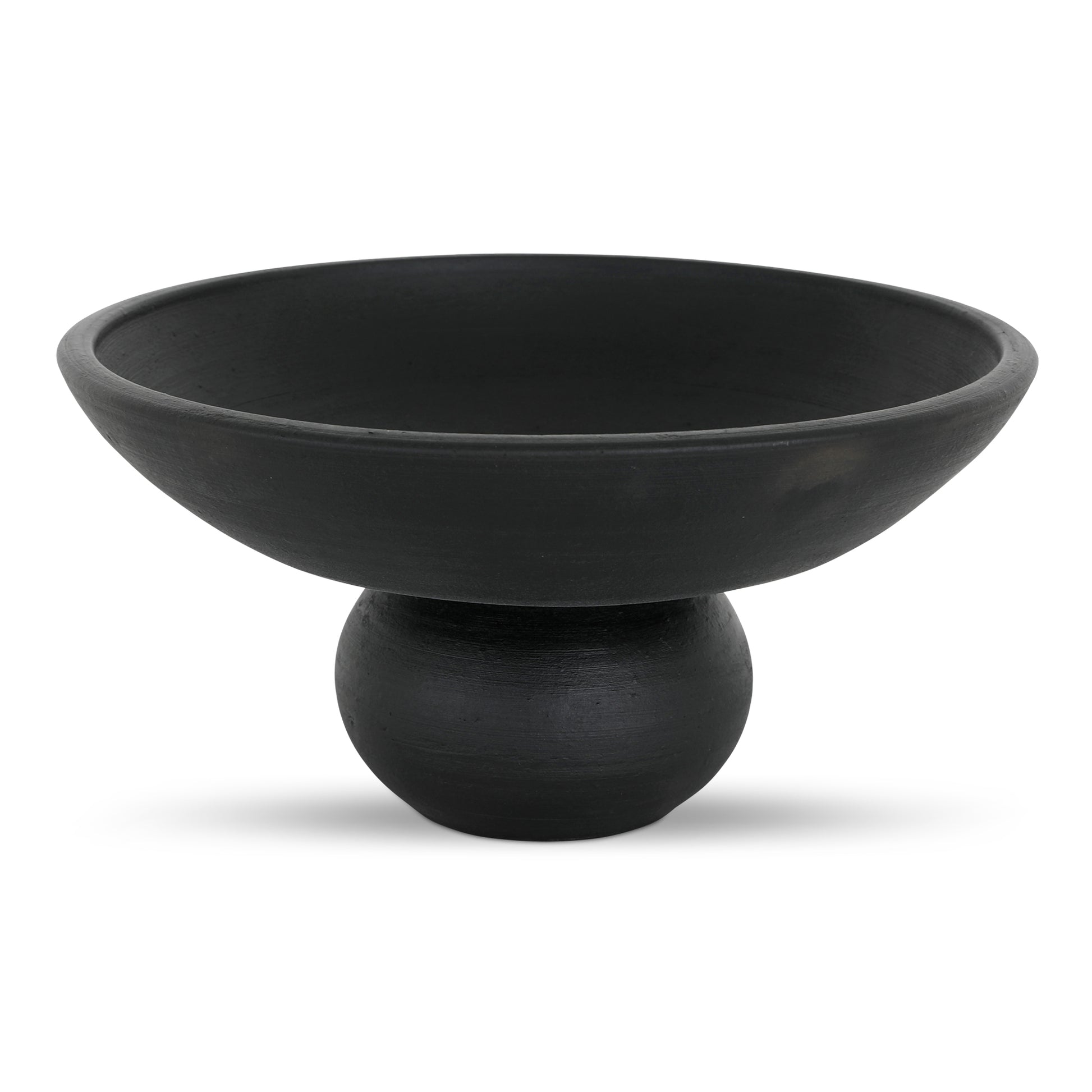 Asha Decorative Bowl Black Terracotta - Central Designs