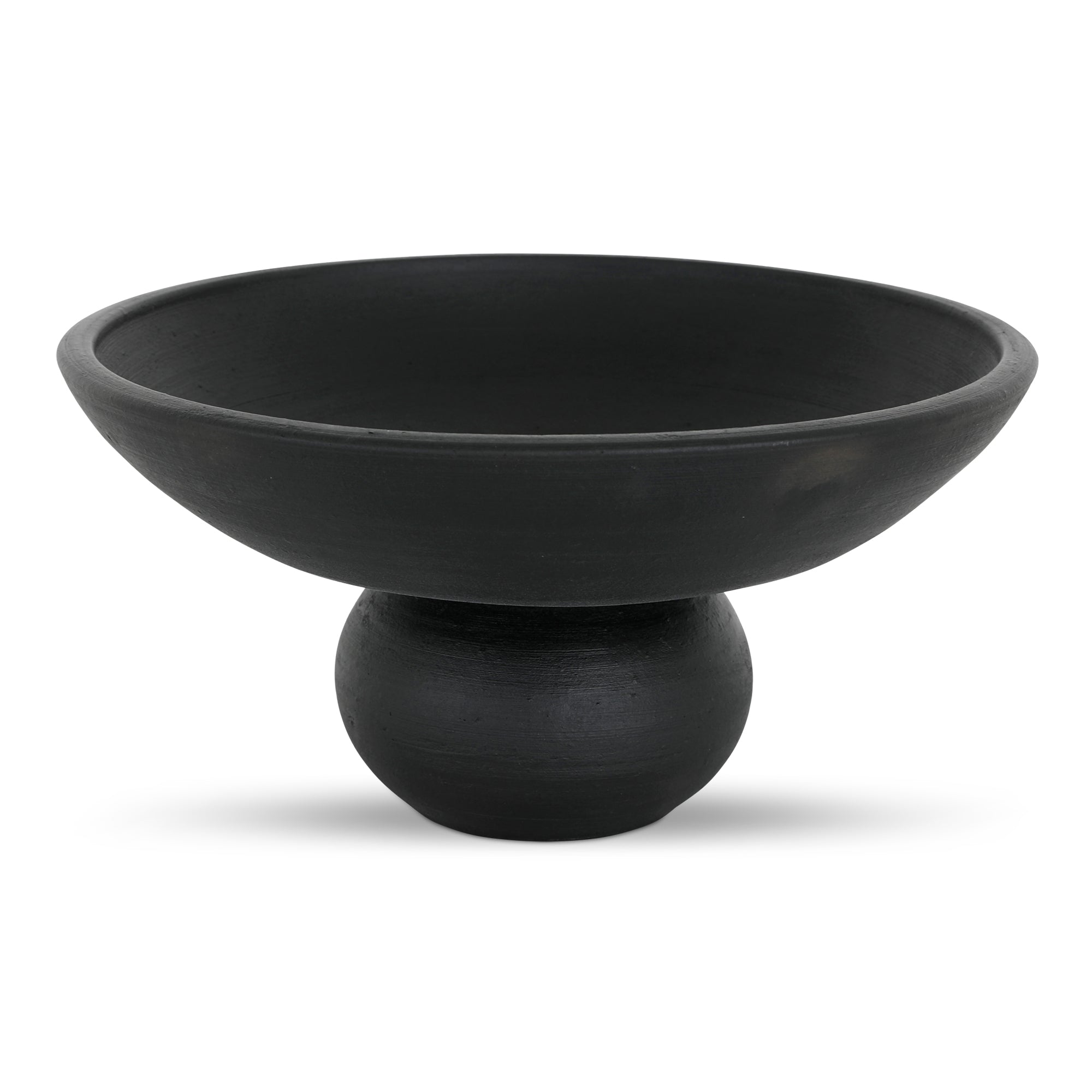 Asha Decorative Bowl Black Terracotta - Central Designs