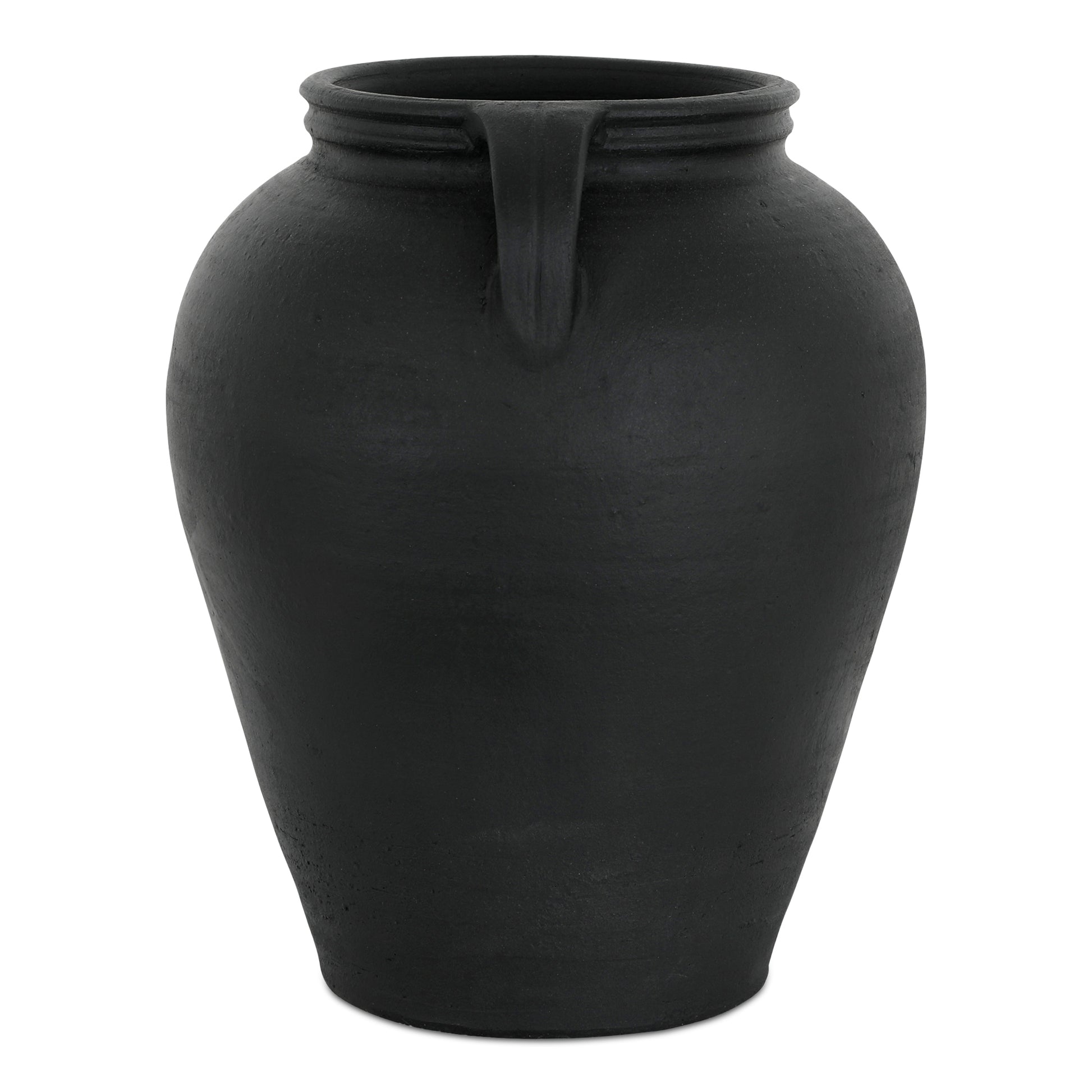 Jovi Vase Black Terracotta - Central Designs