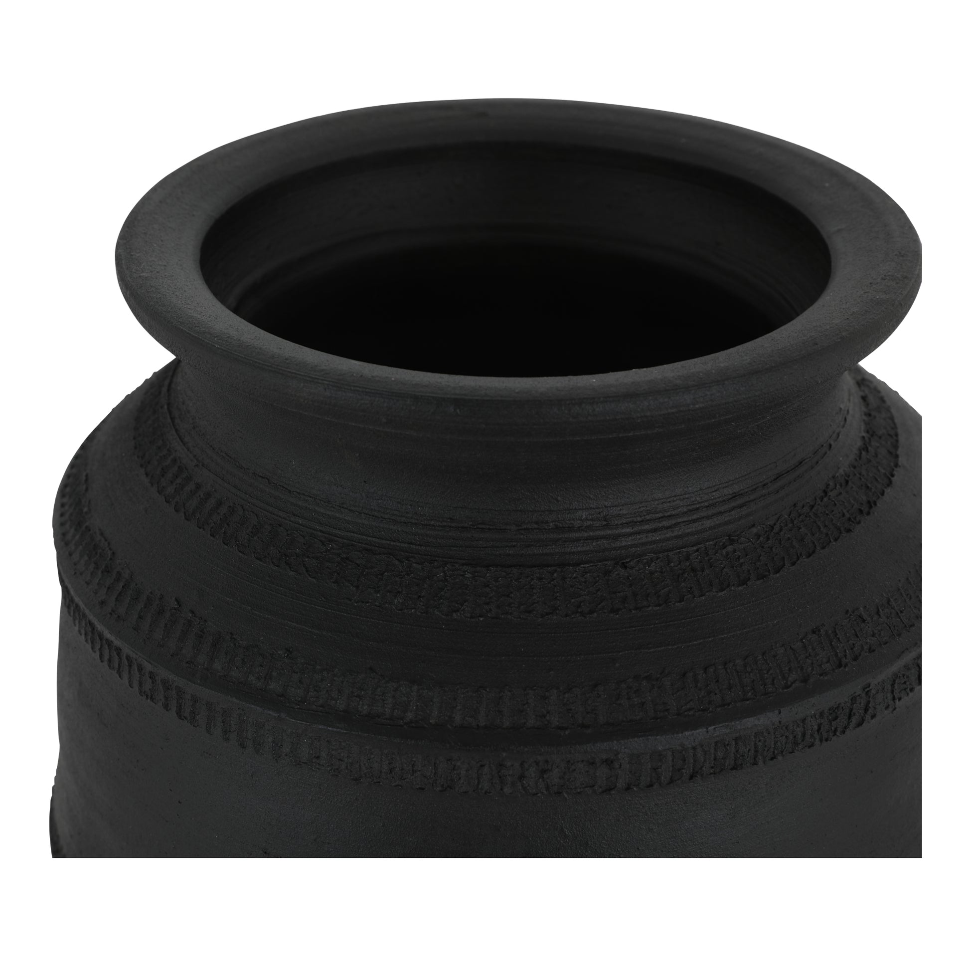 Astra Vessel Black Terracotta - Central Designs