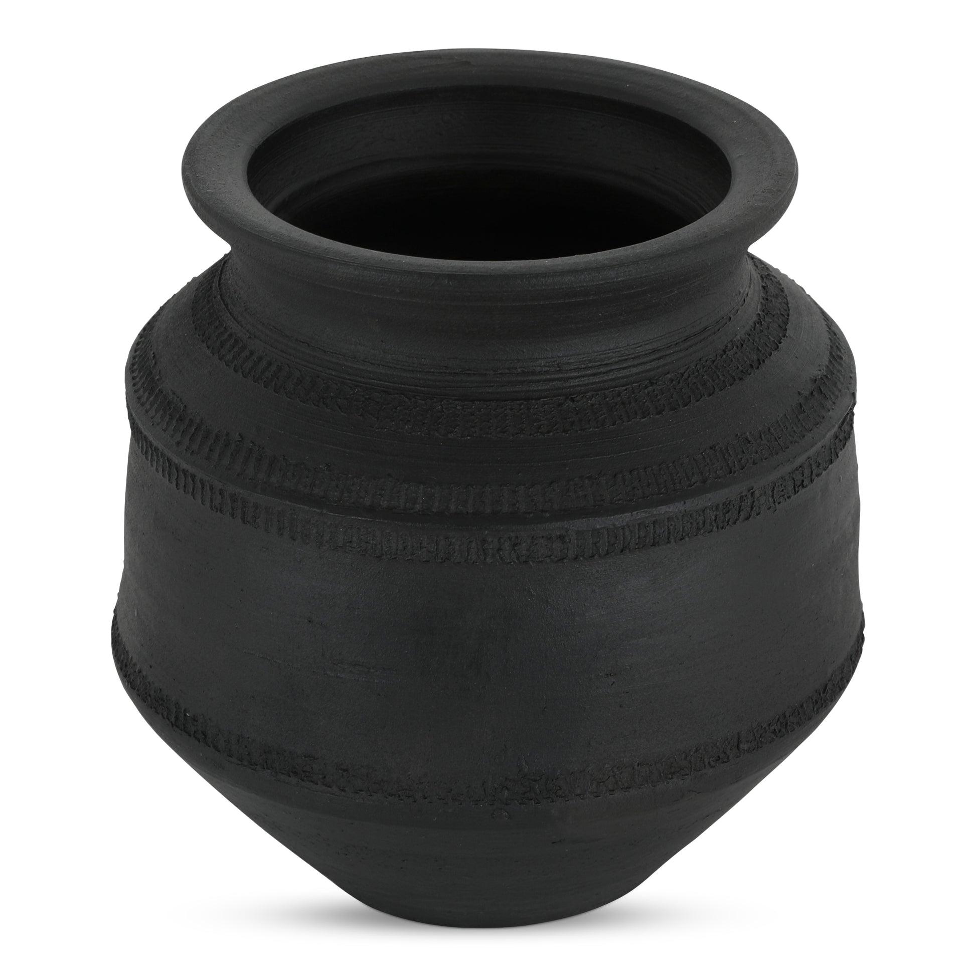 Astra Vessel Black Terracotta - Central Designs