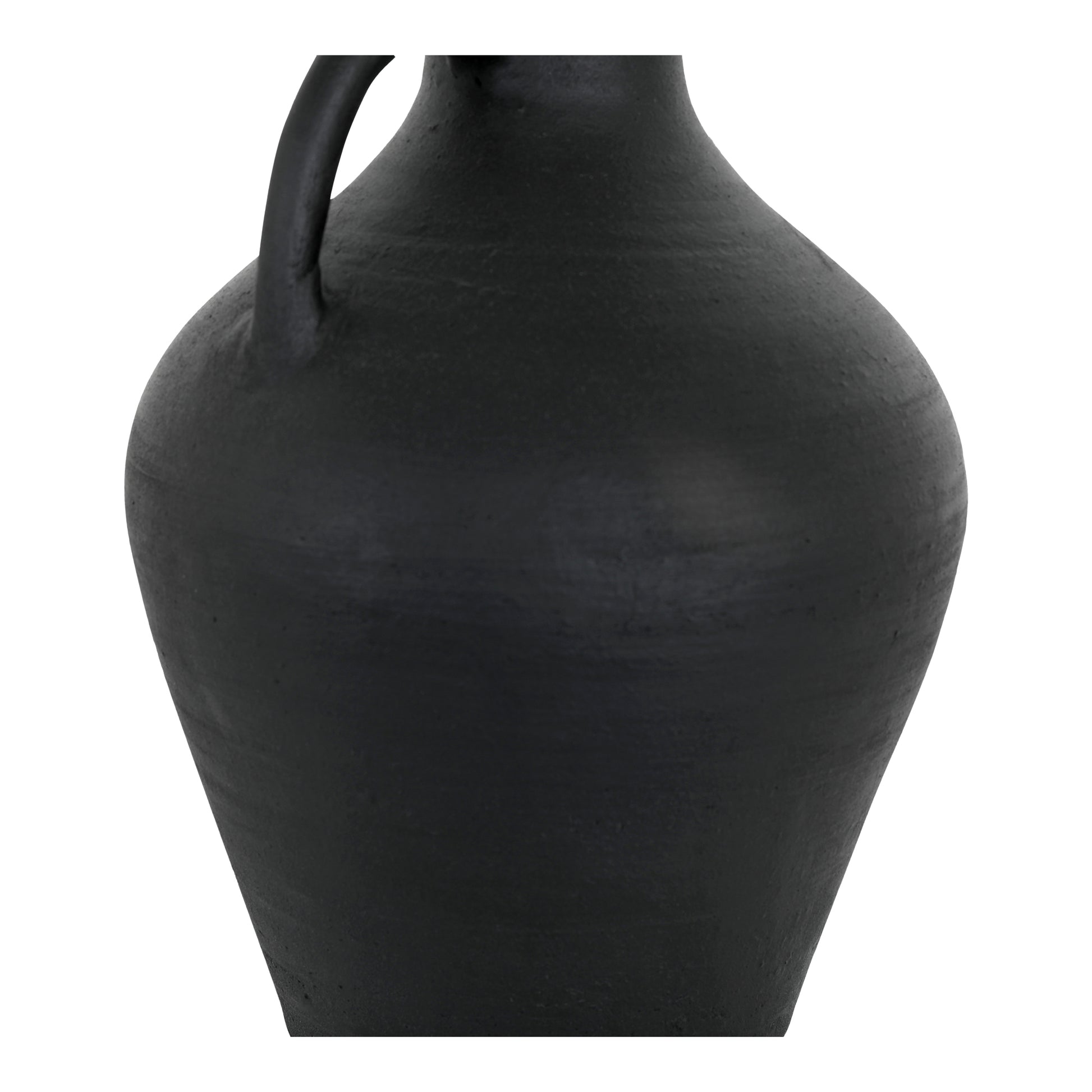 Lyra Vase Black Terracotta - Central Designs