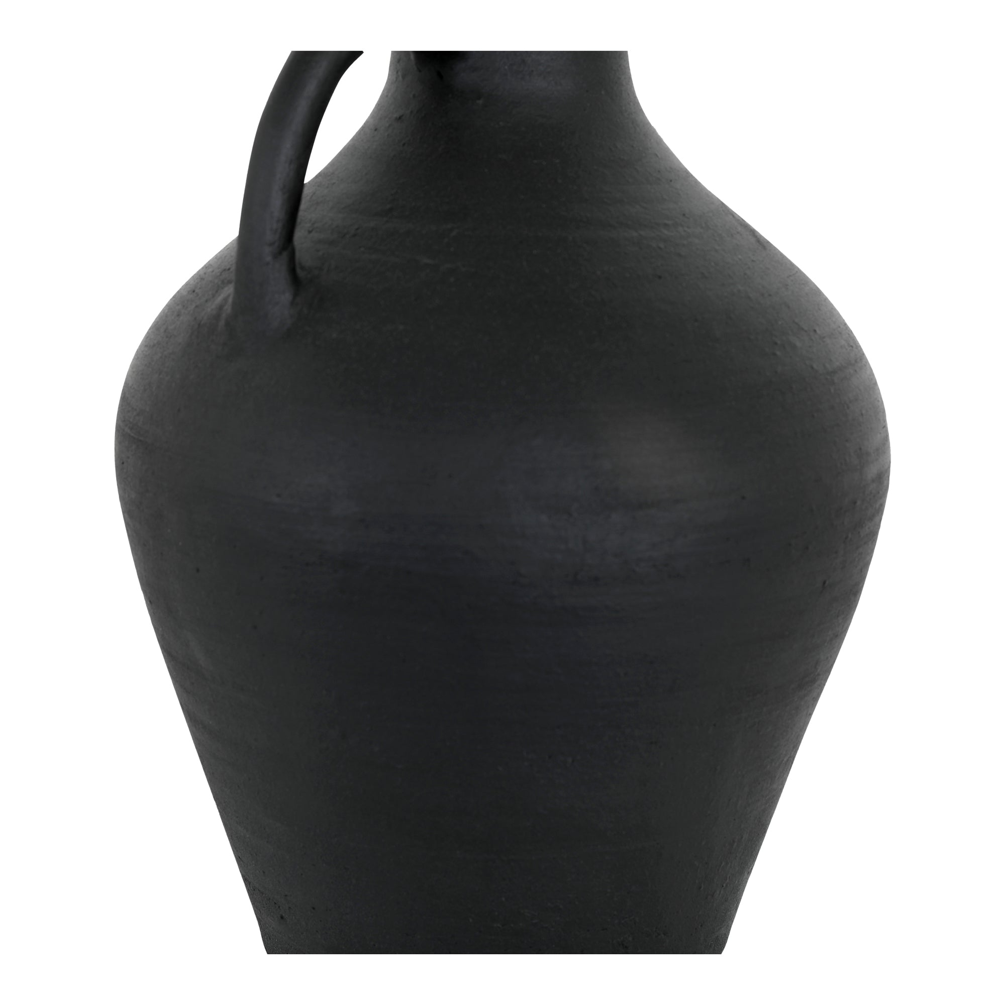 Lyra Vase Black Terracotta - Central Designs
