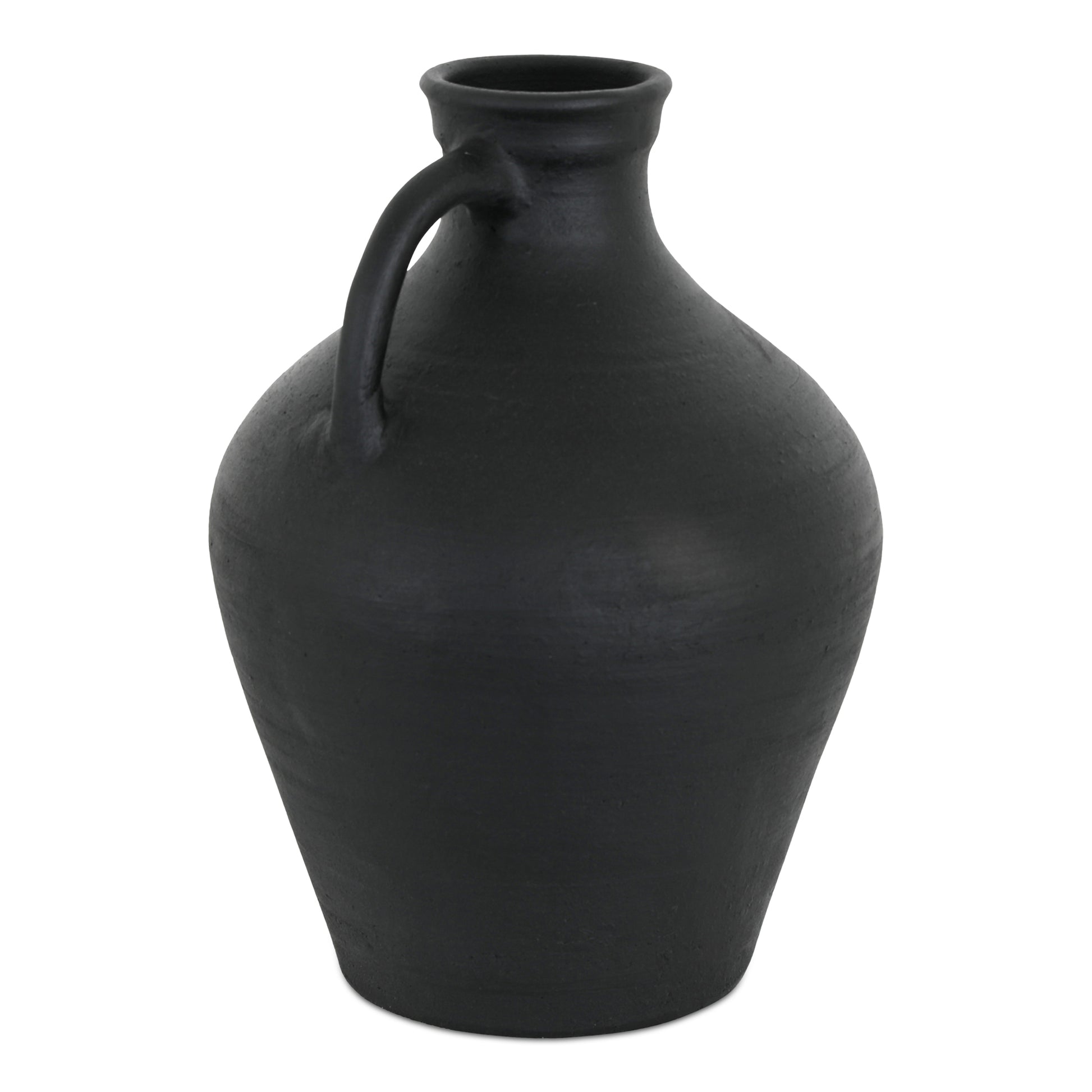 Lyra Vase Black Terracotta - Central Designs