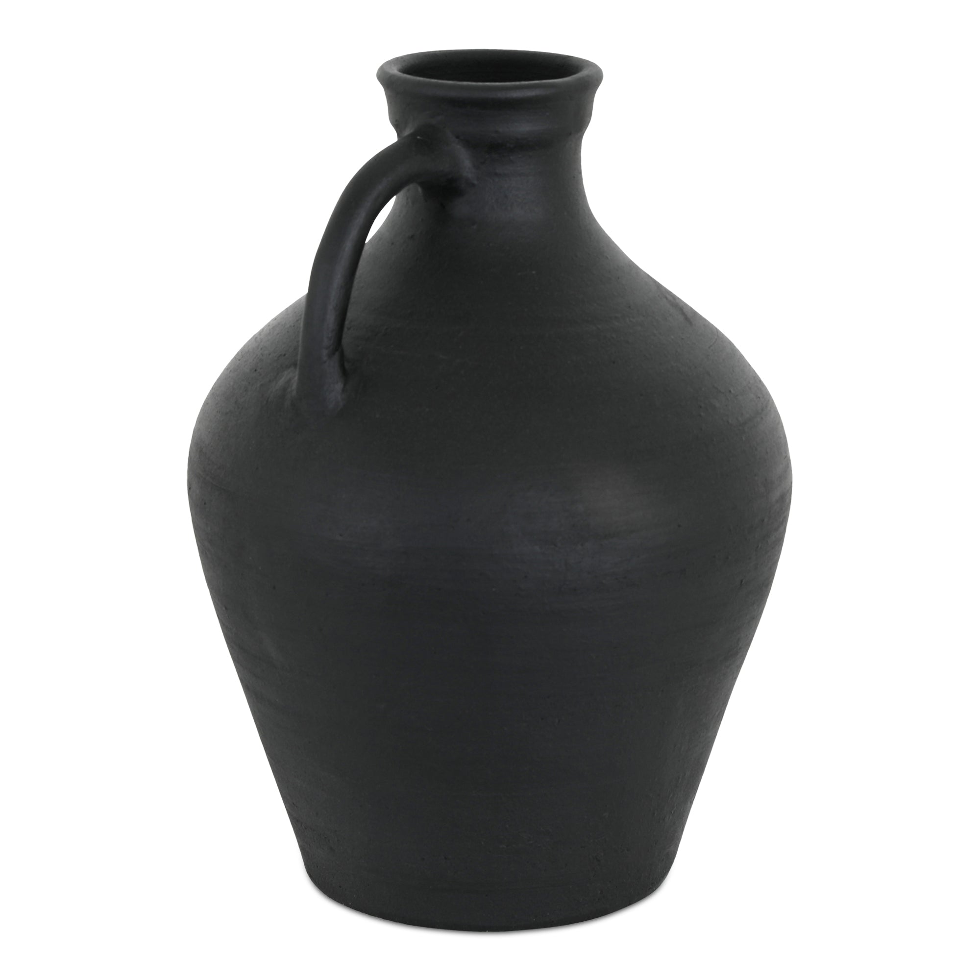 Lyra Vase Black Terracotta - Central Designs