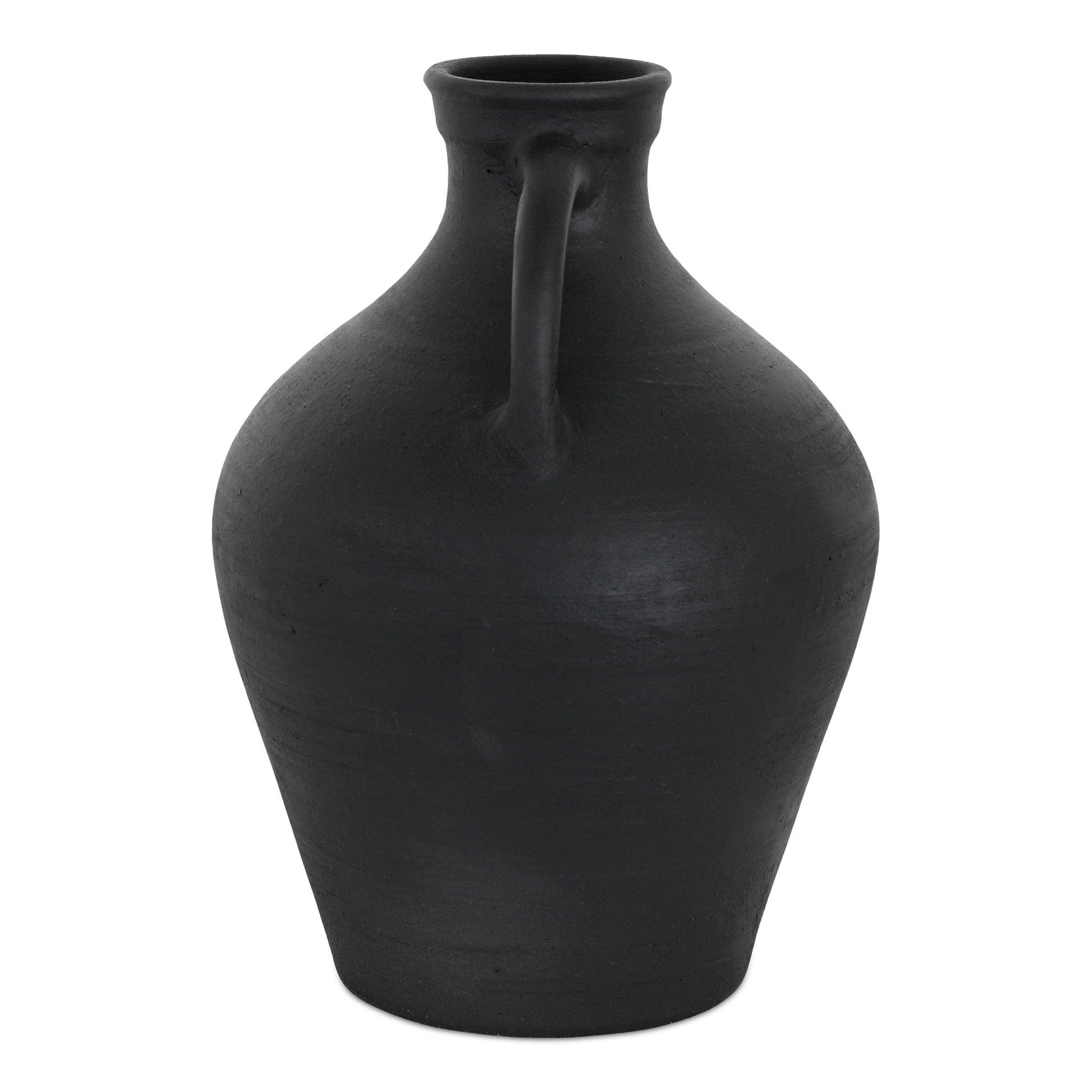 Lyra Vase Black Terracotta - Central Designs