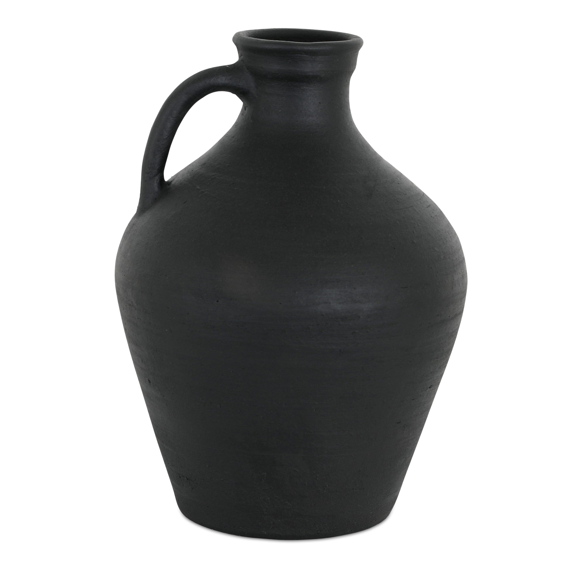Lyra Vase Black Terracotta - Central Designs