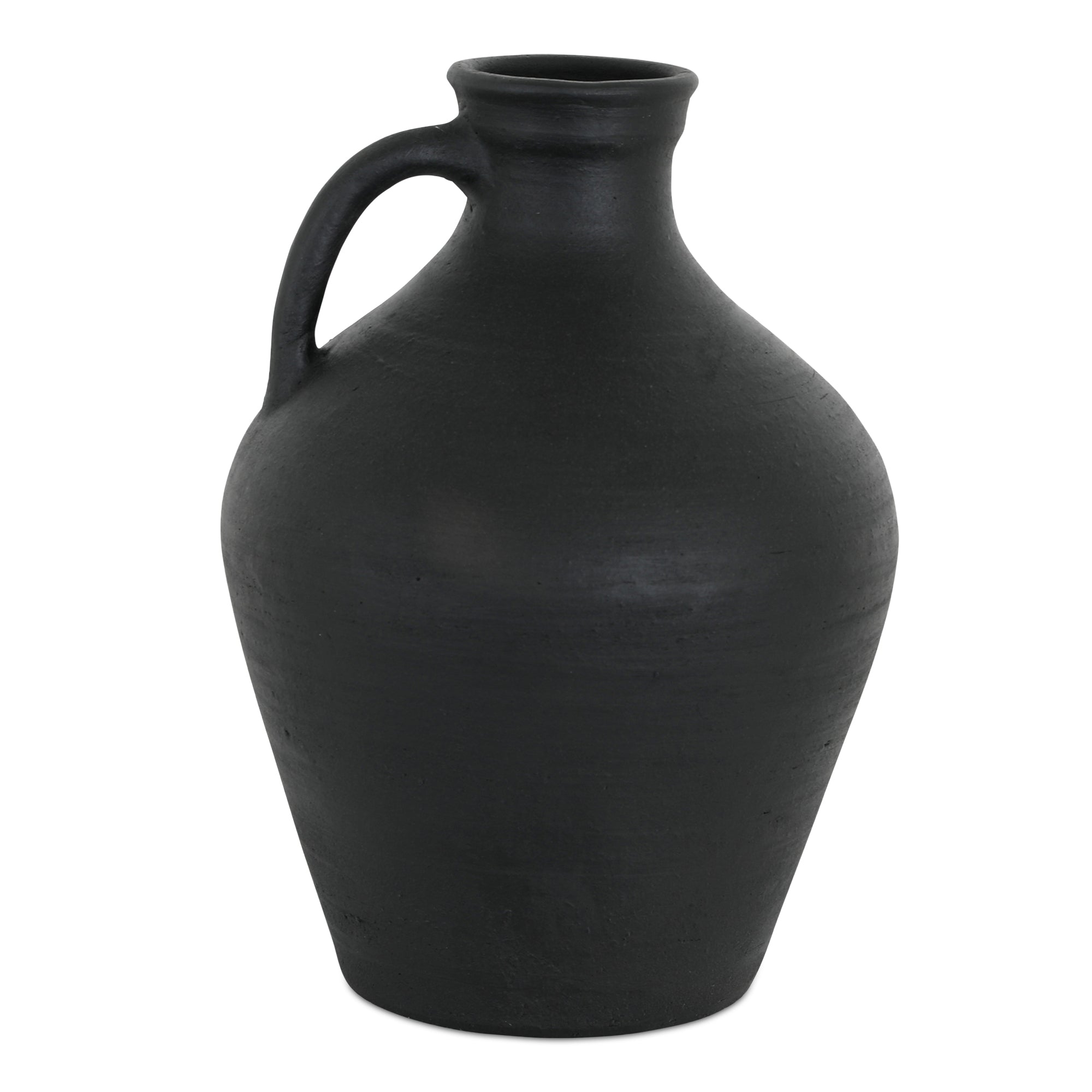 Lyra Vase Black Terracotta - Central Designs