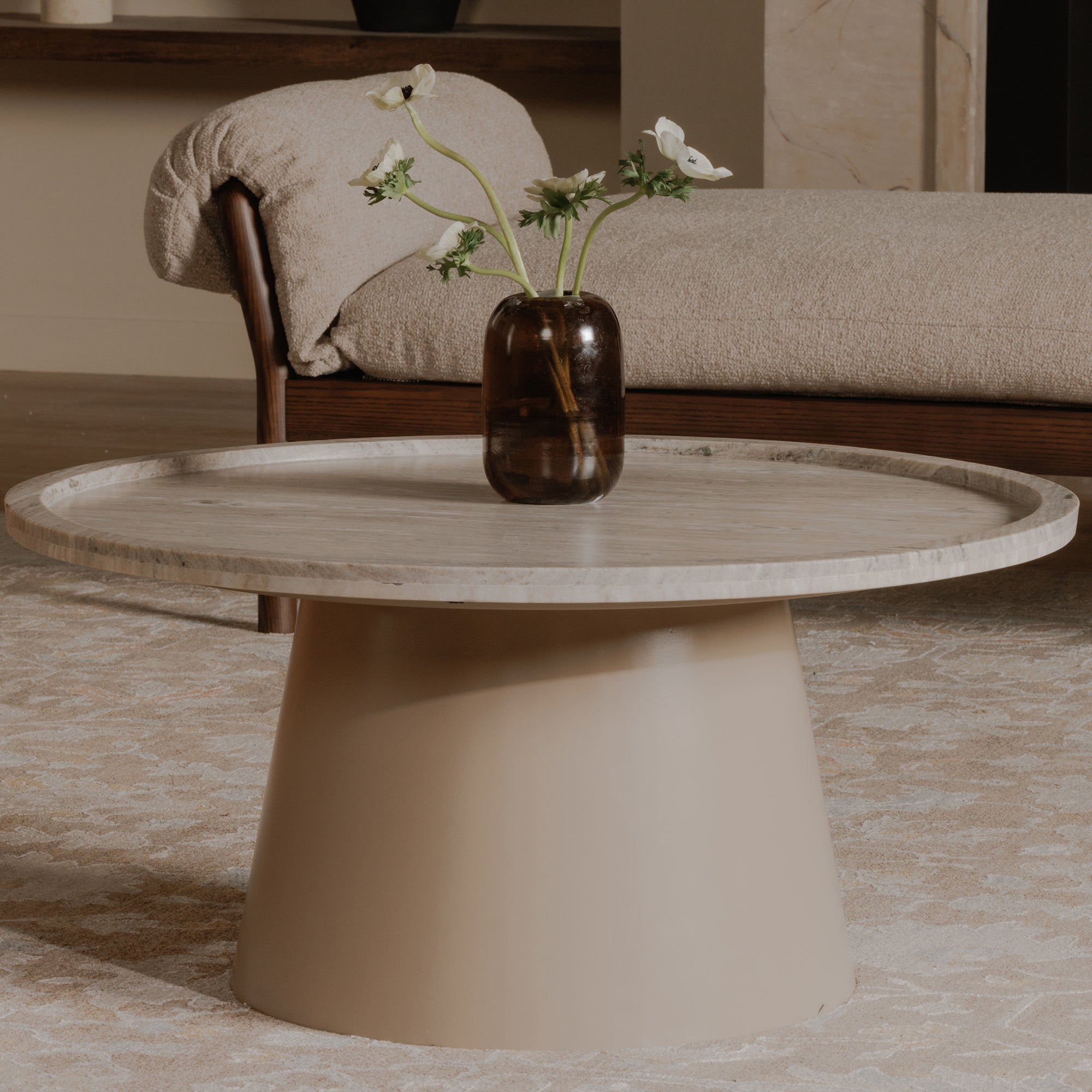 Kimberley Coffee Table White Marble - Central Designs
