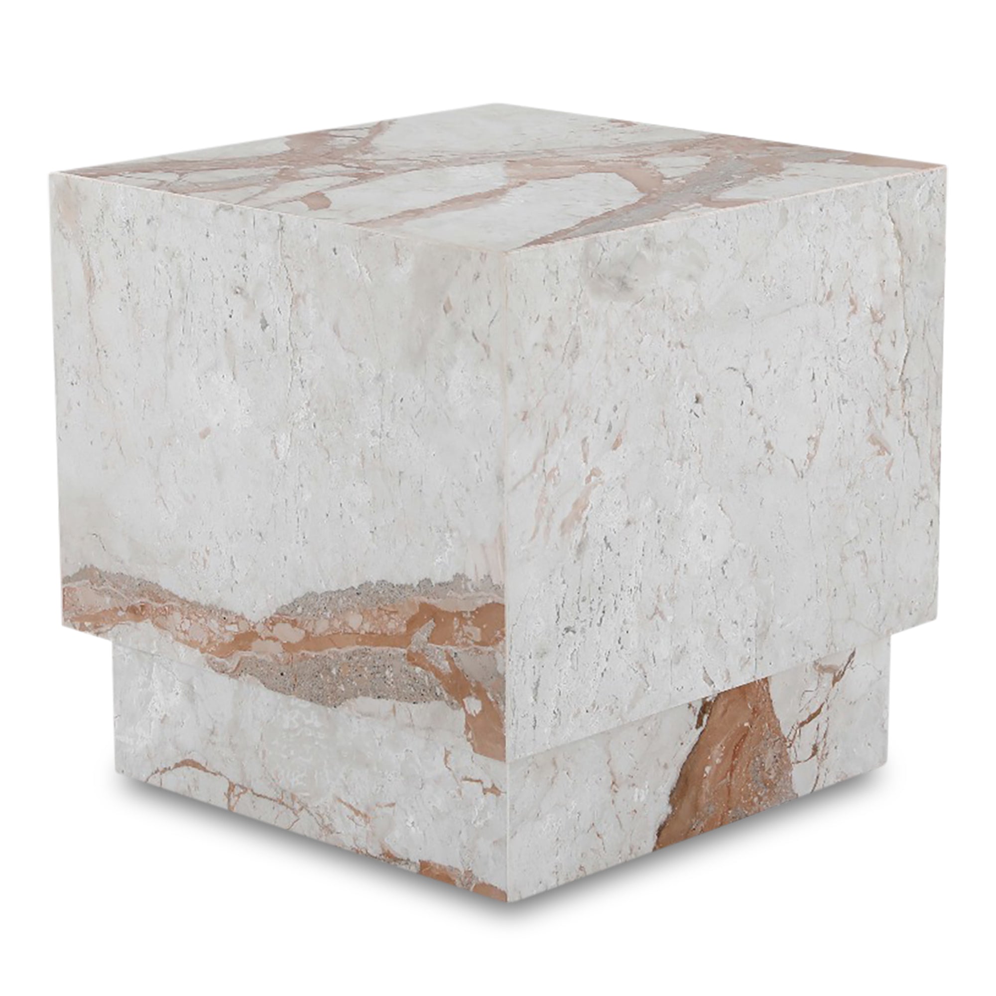 Layla Side Table Breccia Marble - Central Designs