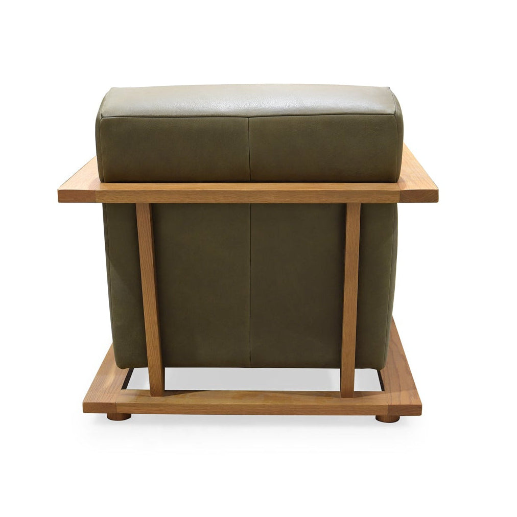 Eckersley Lounge Chair Olive Leather - Central Designs