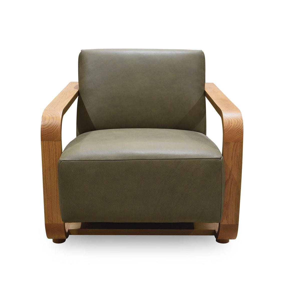Eckersley Lounge Chair Olive Leather - Central Designs