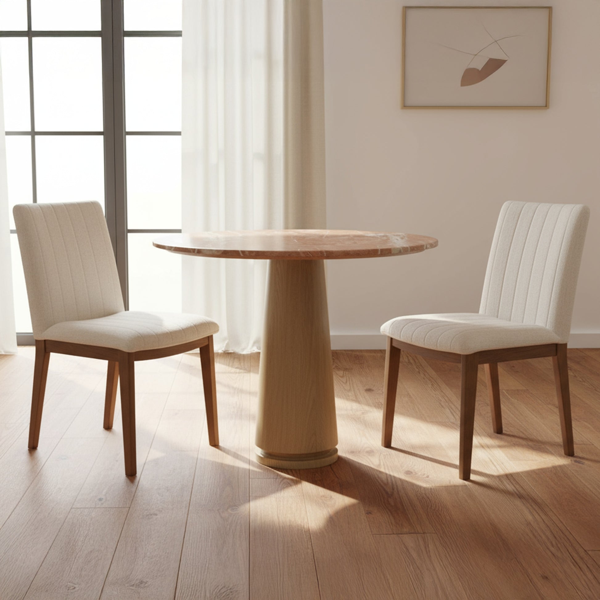 Demi Dining Chair Cream - Set of Two - Central Designs