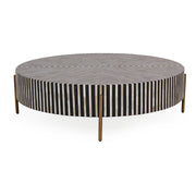 Chameau Large Coffee Table Black and White - Central Designs