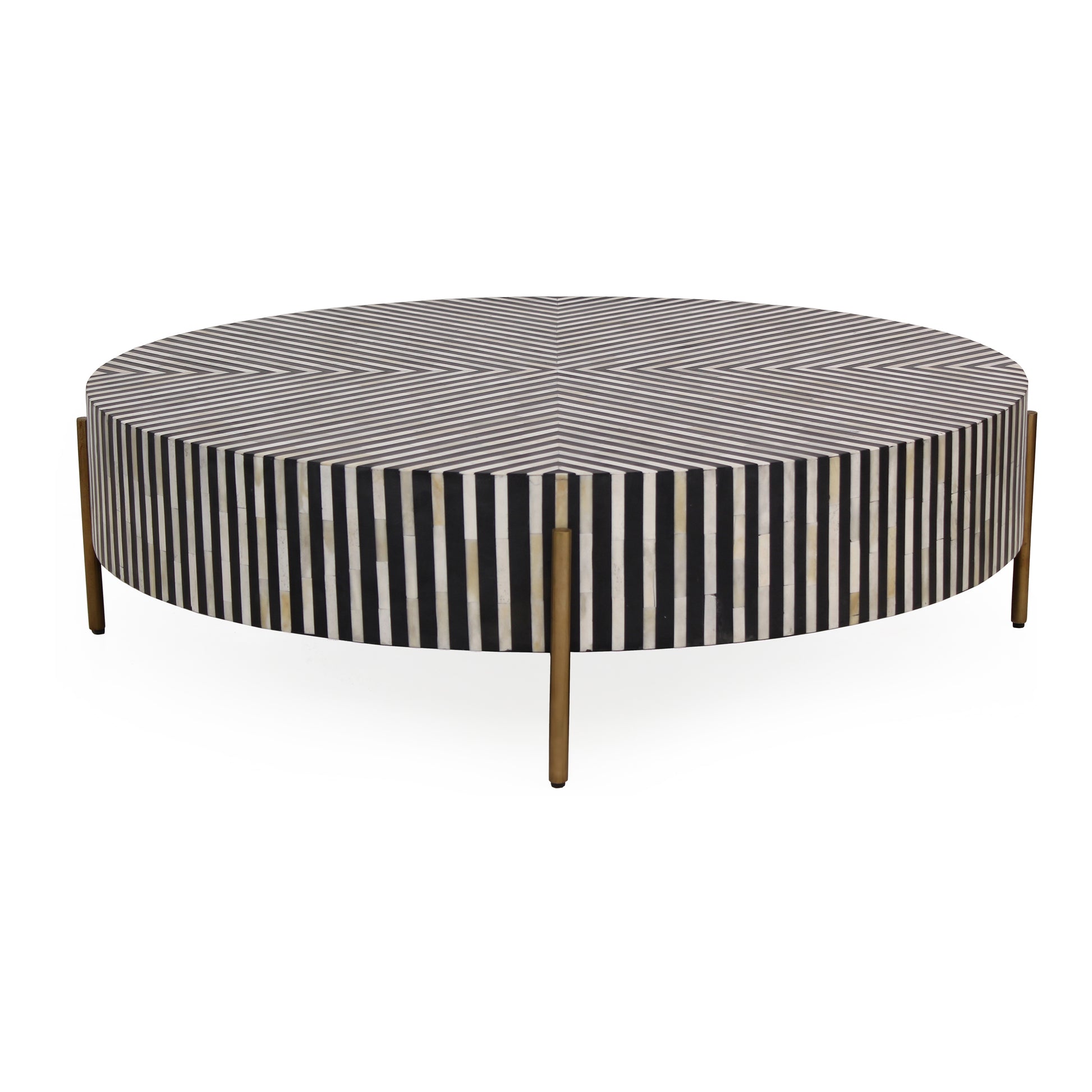Chameau Large Coffee Table Black and White - Central Designs
