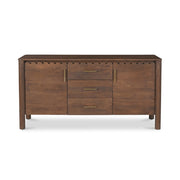 Wiley 3 Drawer Sideboard Vintage Brown - Central Designs
