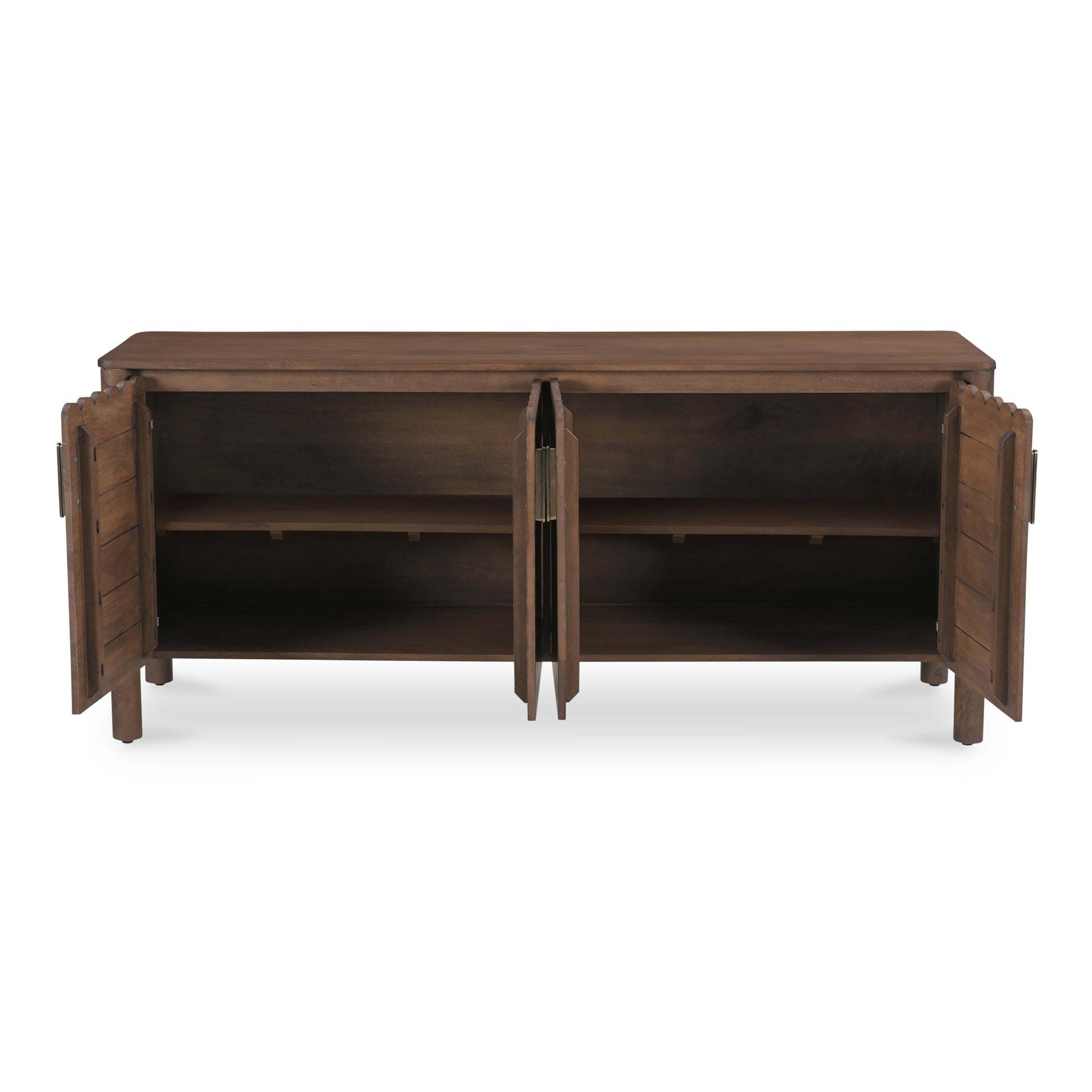 Wiley 4 Door Sideboard Vintage Brown - Central Designs
