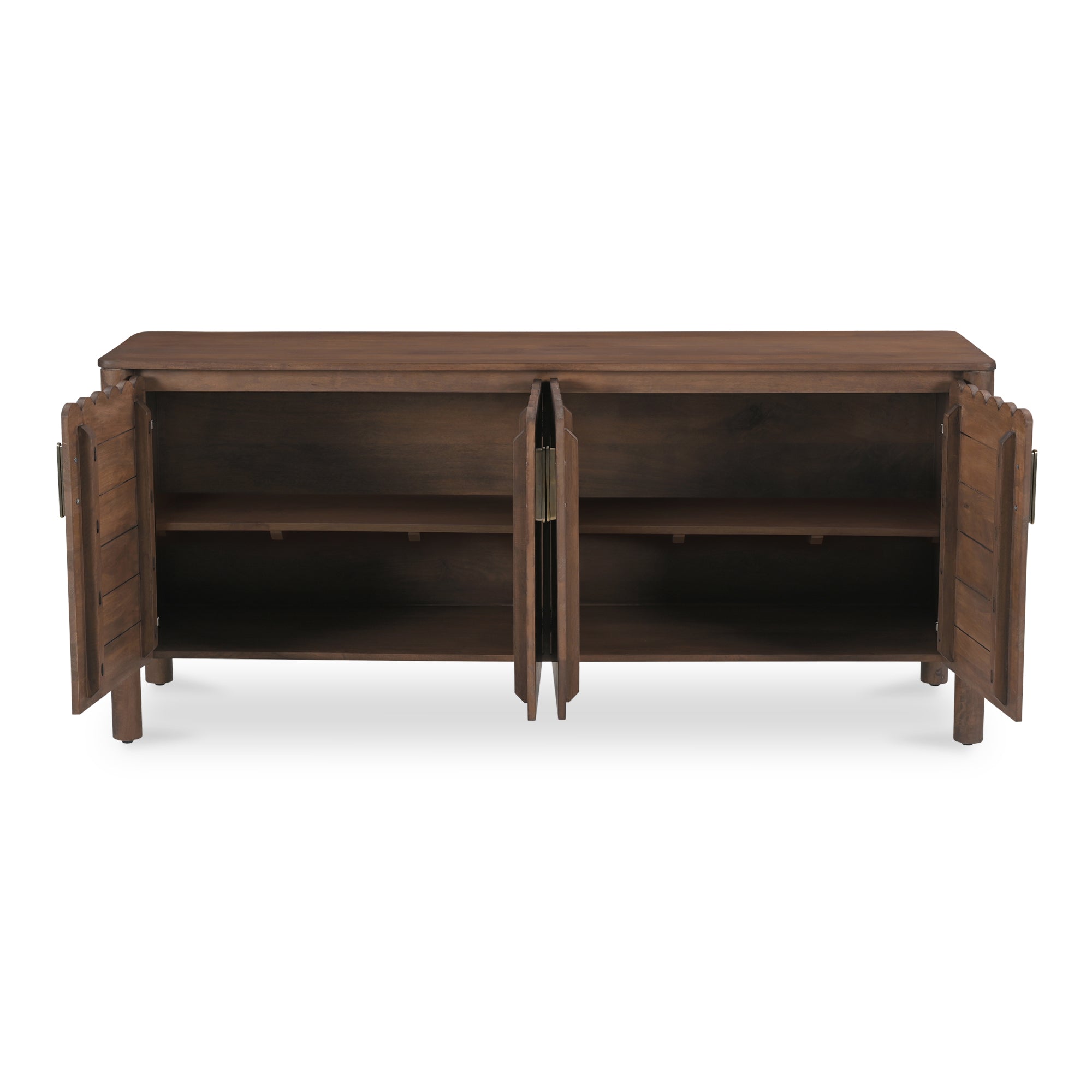Wiley 4 Door Sideboard Vintage Brown - Central Designs