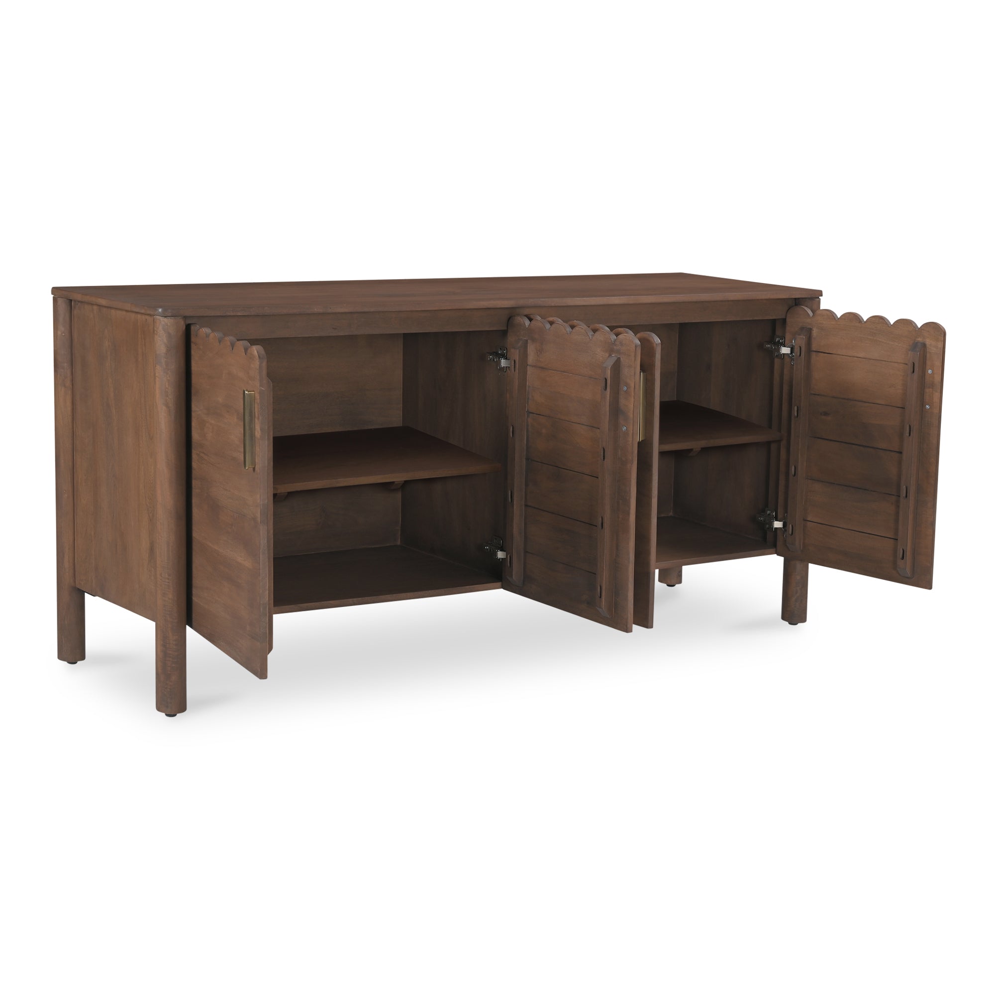 Wiley 4 Door Sideboard Vintage Brown - Central Designs