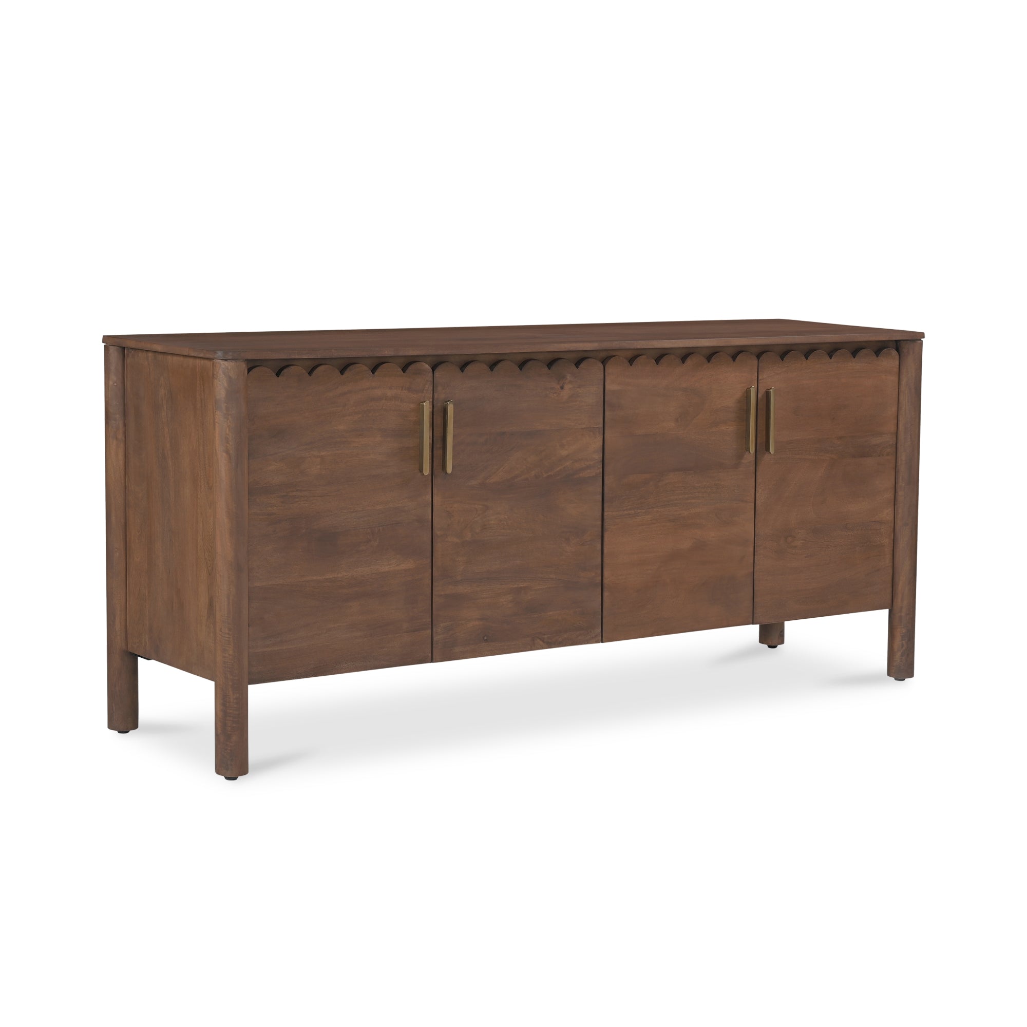 Wiley 4 Door Sideboard Vintage Brown - Central Designs