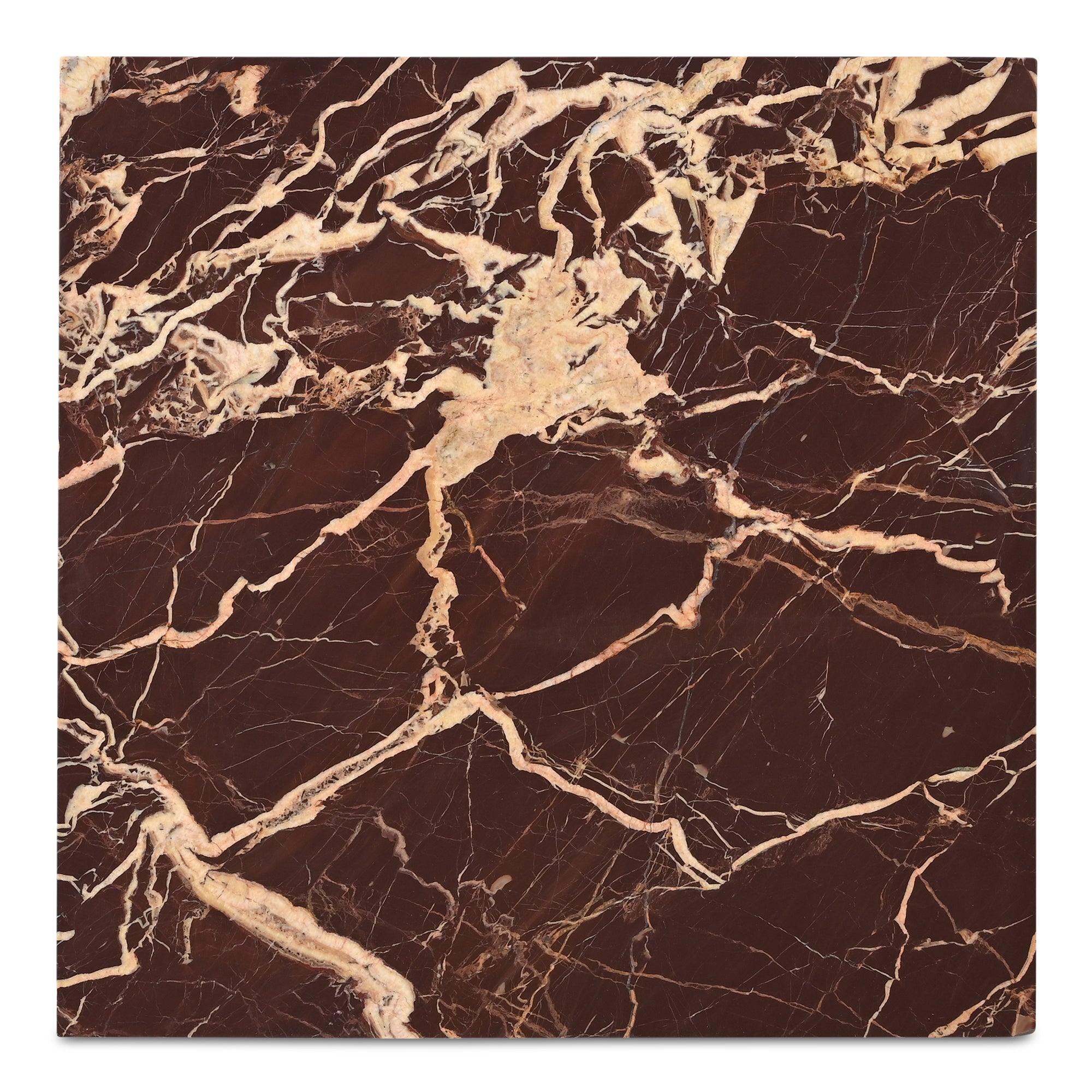Rosa Coffee Table Rosso Levanto Marble - Central Designs