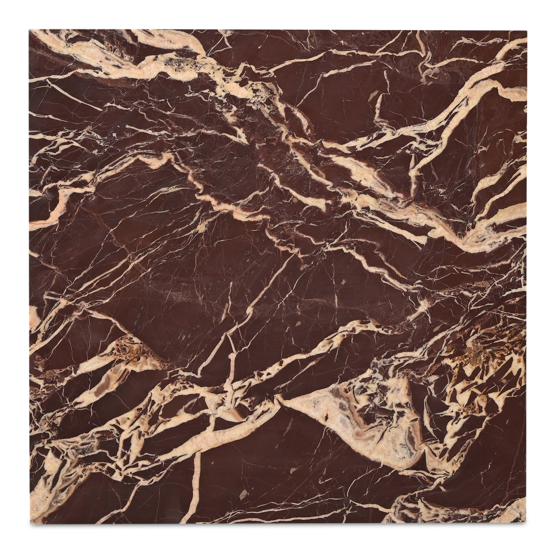 Rosa Coffee Table Rosso Levanto Marble - Central Designs