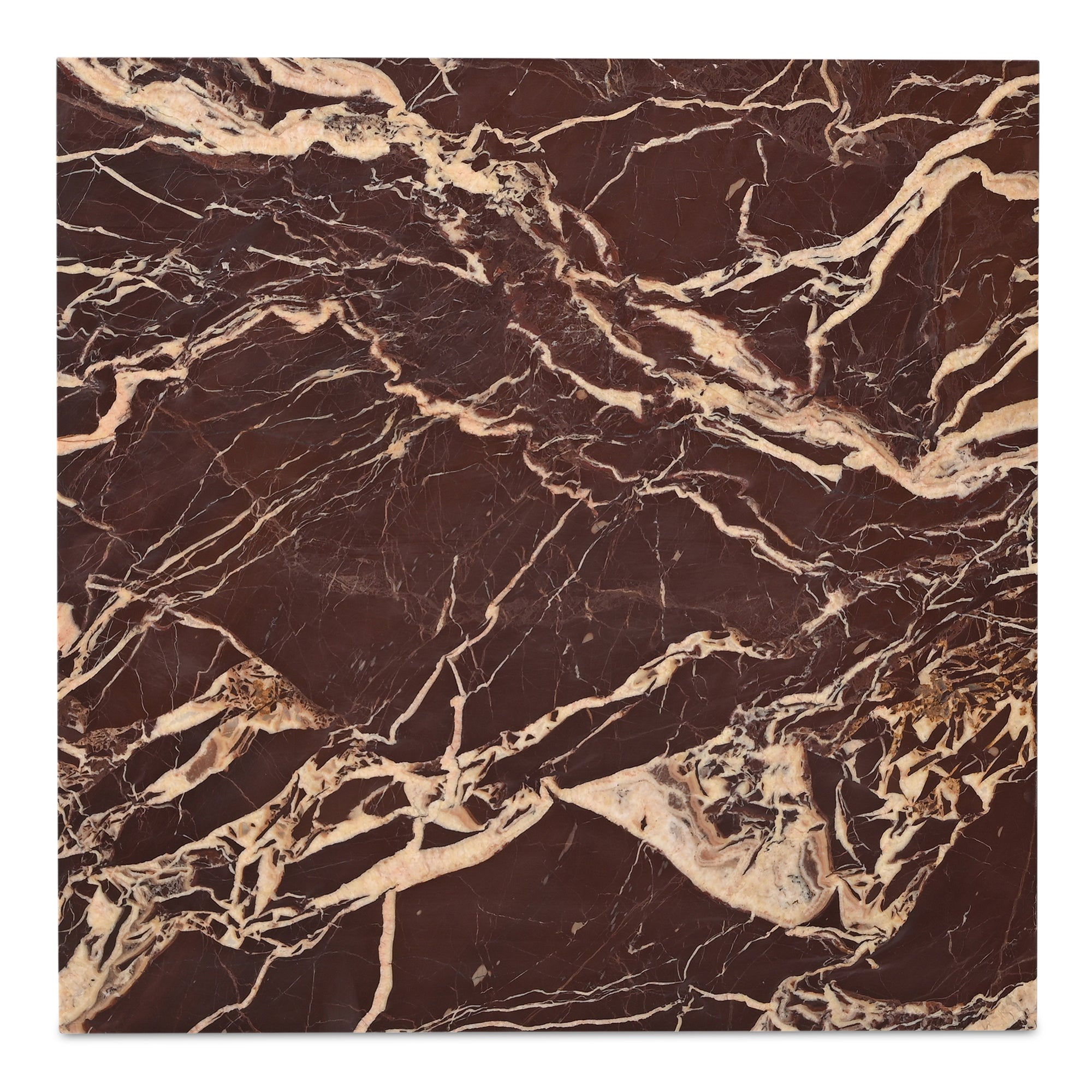 Rosa Coffee Table Rosso Levanto Marble - Central Designs