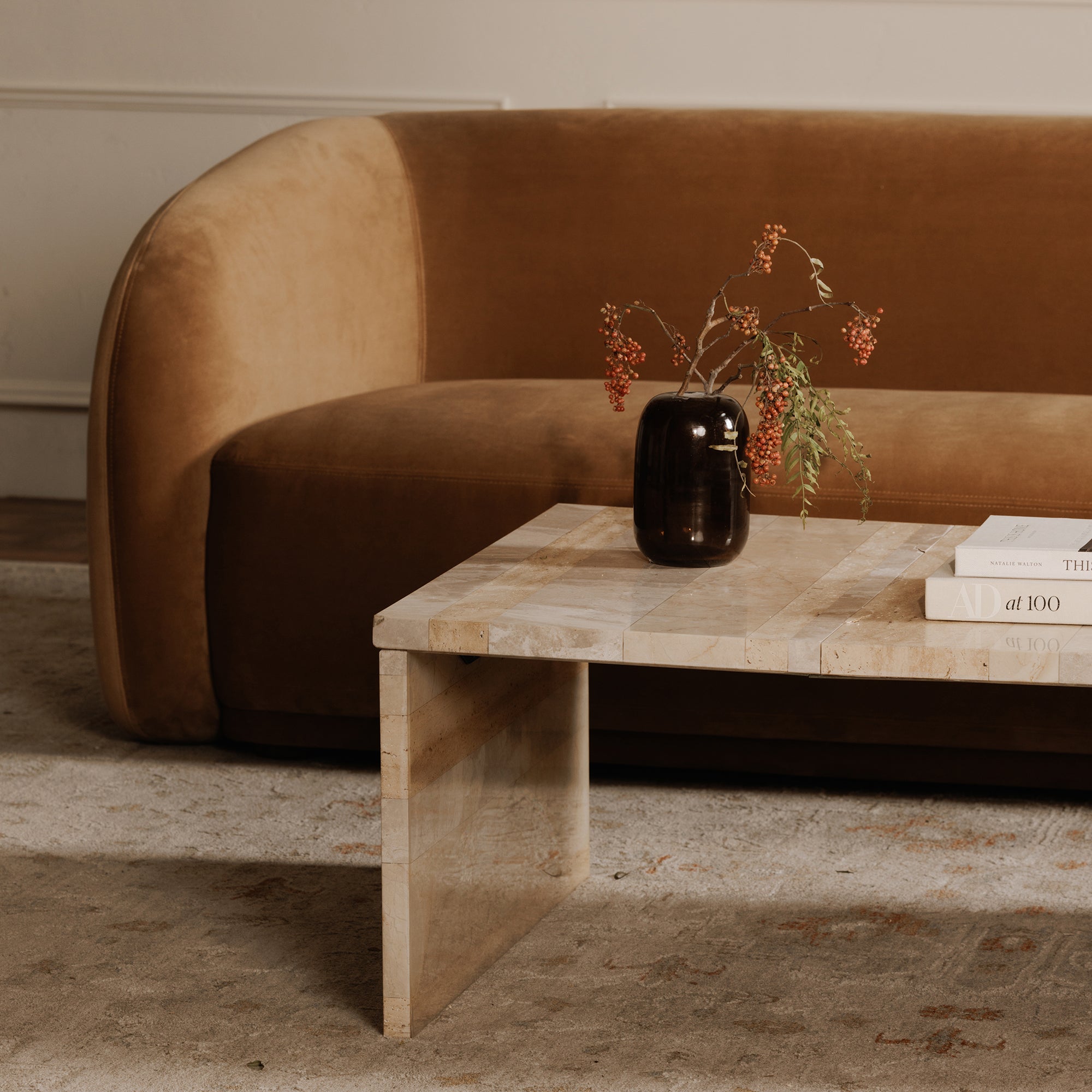 Rosa Coffee Table Mixed Marble - Central Designs