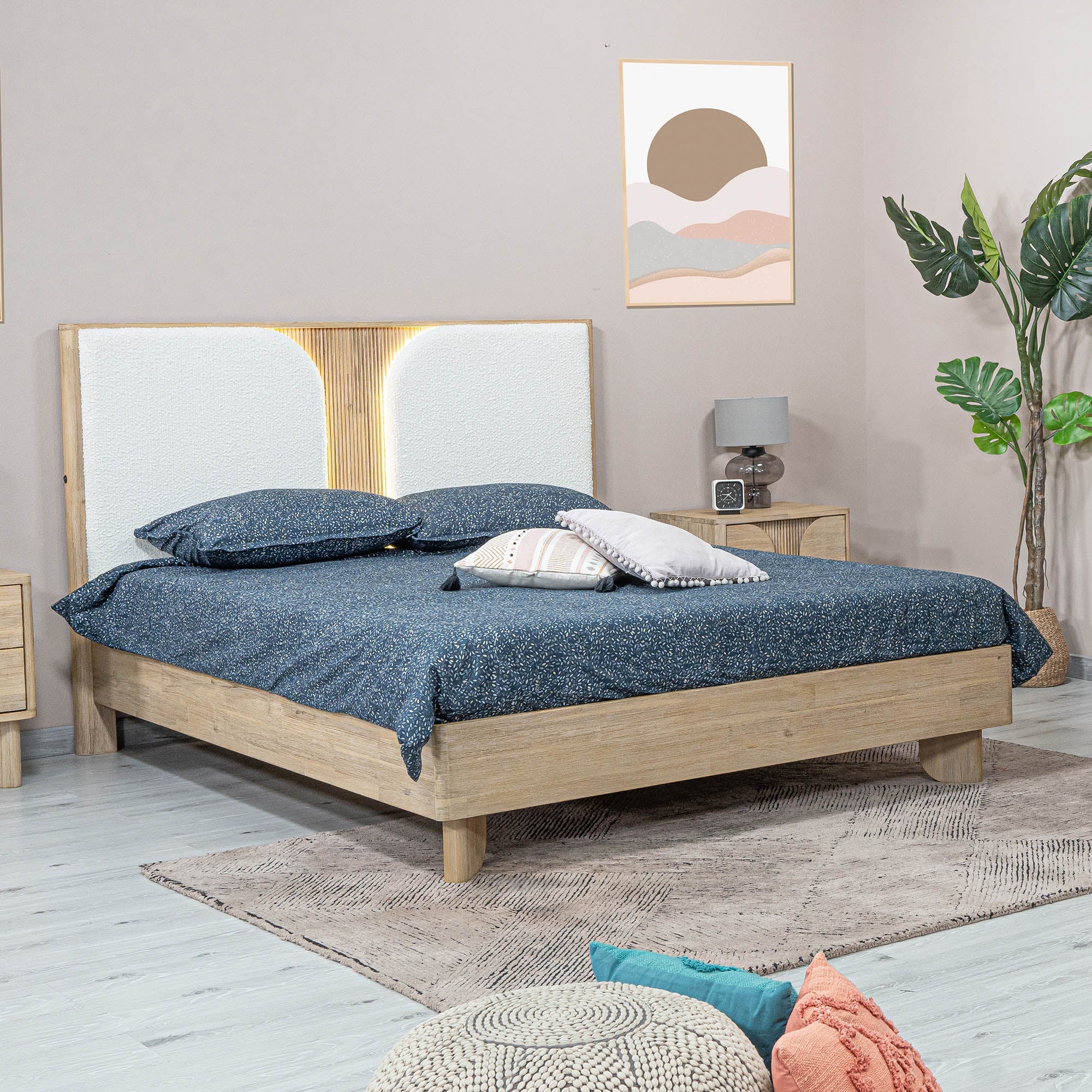 Haru Queen Bed - Central Designs