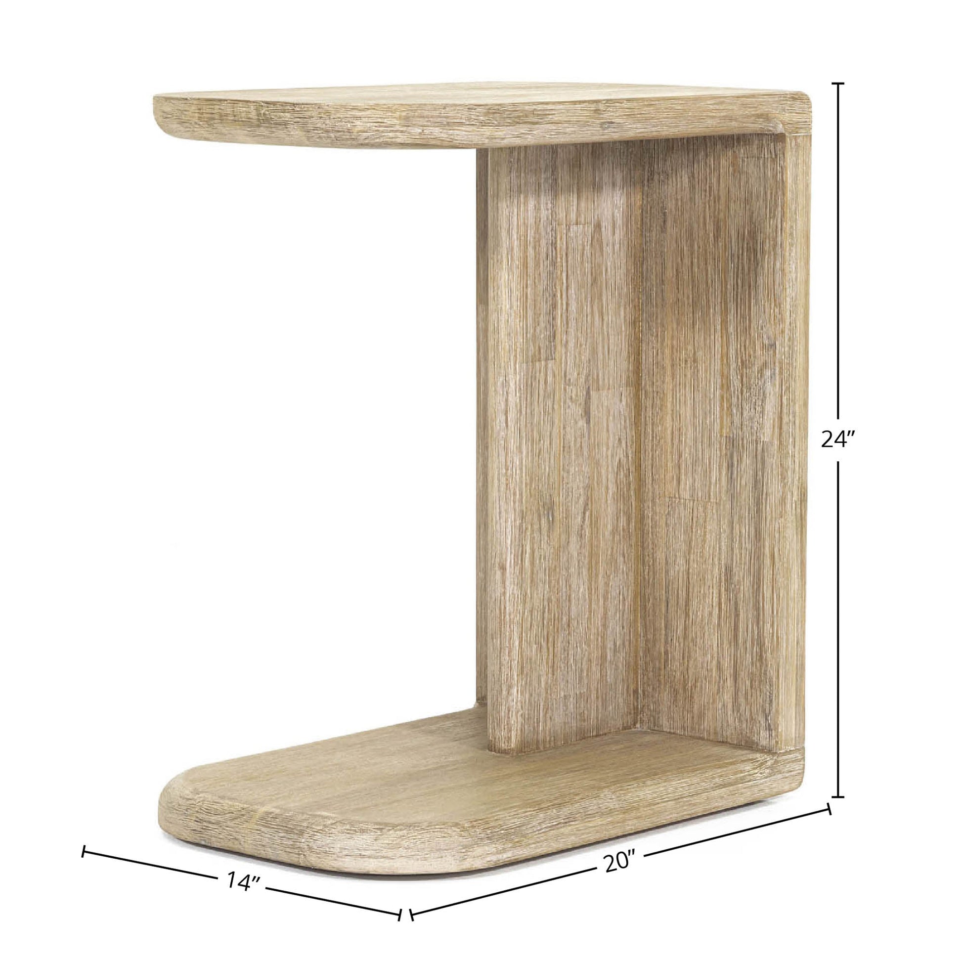 Haru C - Shaped Side Table - Central Designs