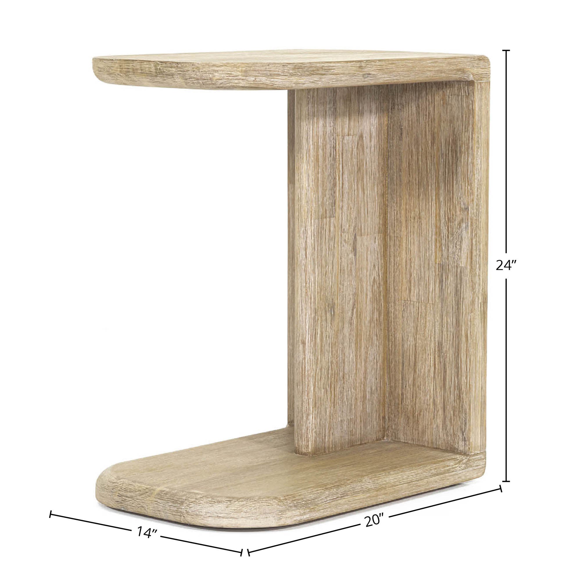 Haru C - Shaped Side Table - Central Designs
