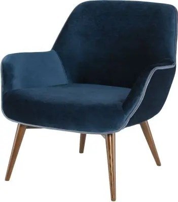 Gretchen Occasional Chair in Midnight Blue - Central Designs