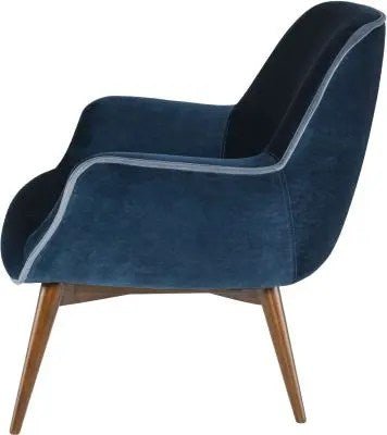 Gretchen Occasional Chair in Midnight Blue - Central Designs