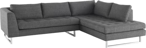 Janis Sofa in Dark Grey Tweed - Central Designs