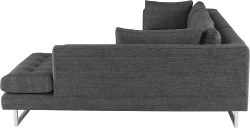 Janis Sofa in Dark Grey Tweed - Central Designs
