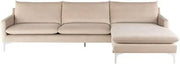Anders Sectional Sofa in Nude - Central Designs