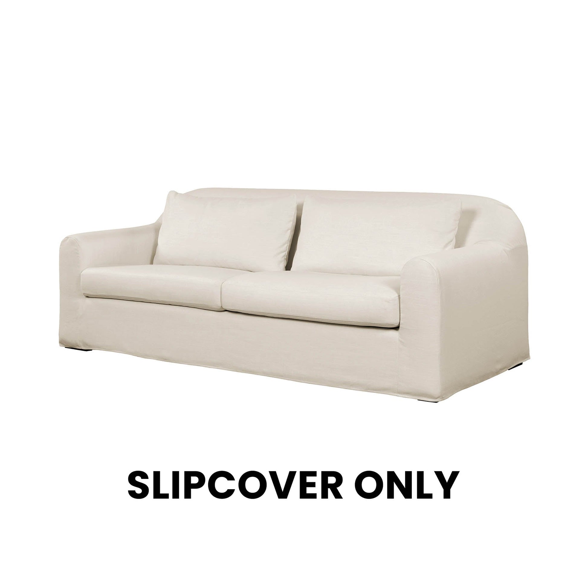 Harper Slipcover Only - Linen Ivory - Central Designs
