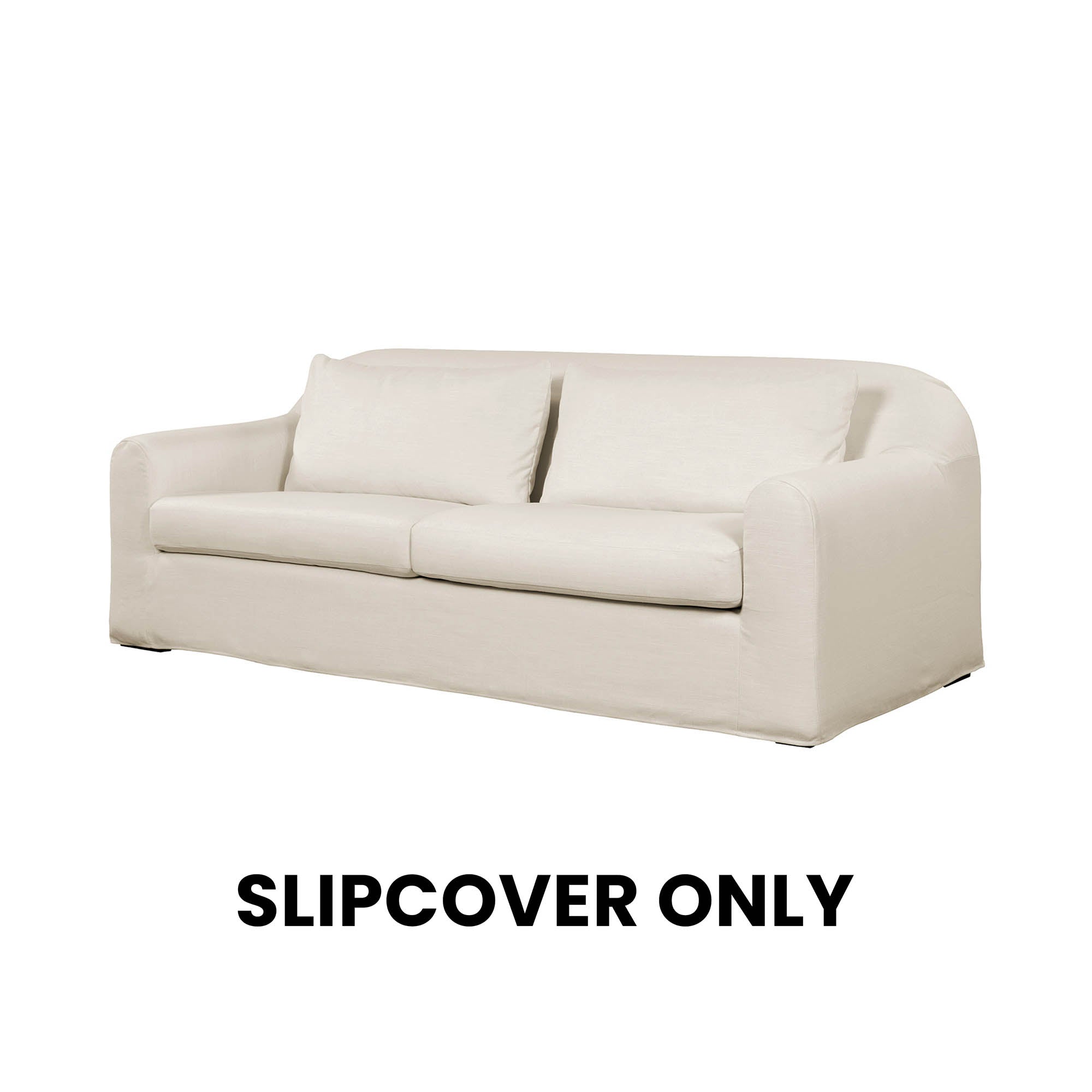 Harper Slipcover Only - Linen Ivory - Central Designs