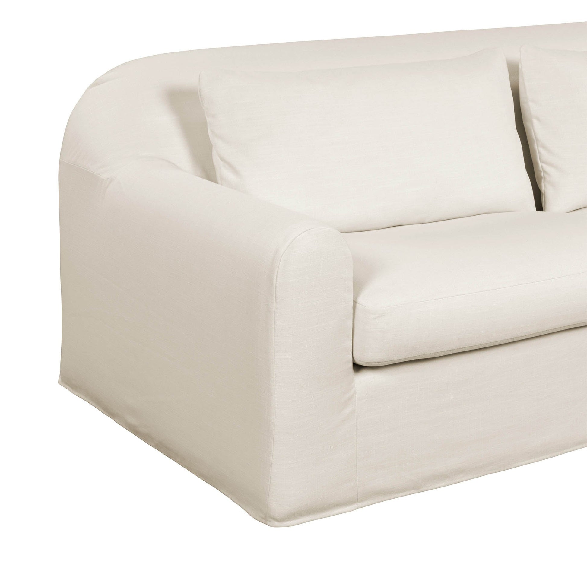 Harper Slipcover Sofa - Linen Ivory - Central Designs