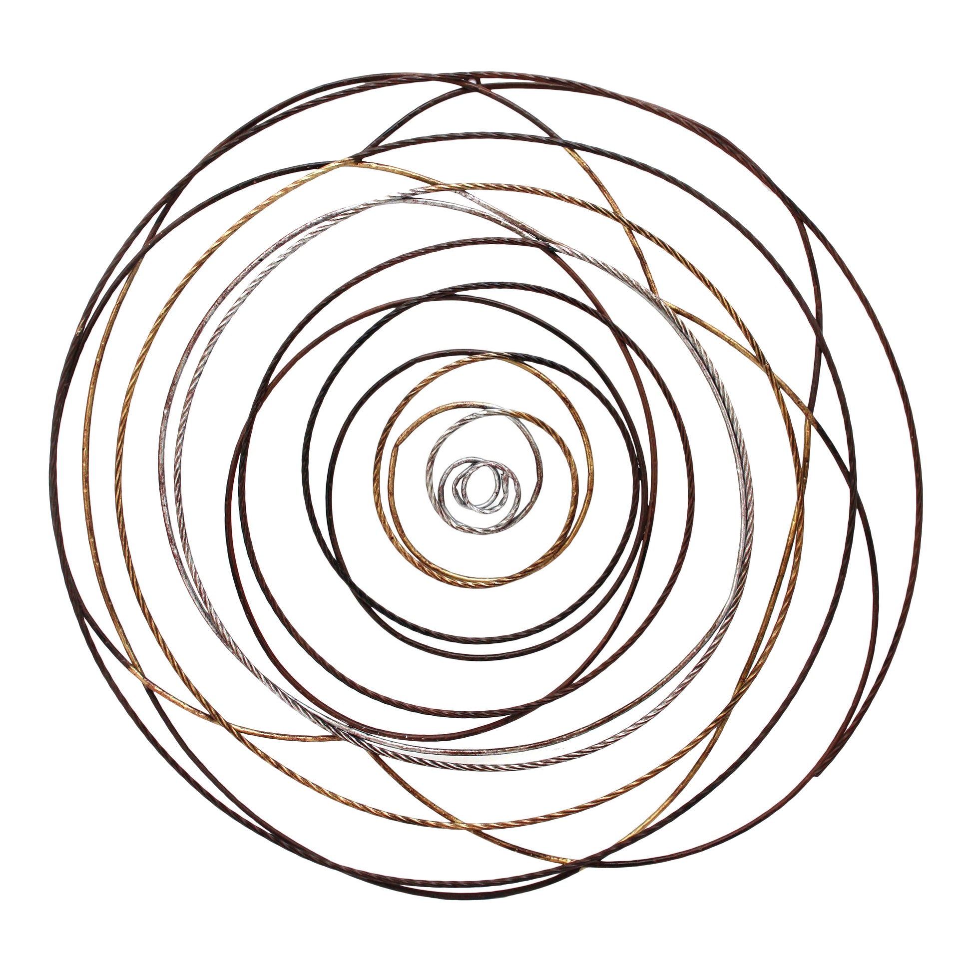 Iron Braid Wall Décor Mulitcolor - Central Designs